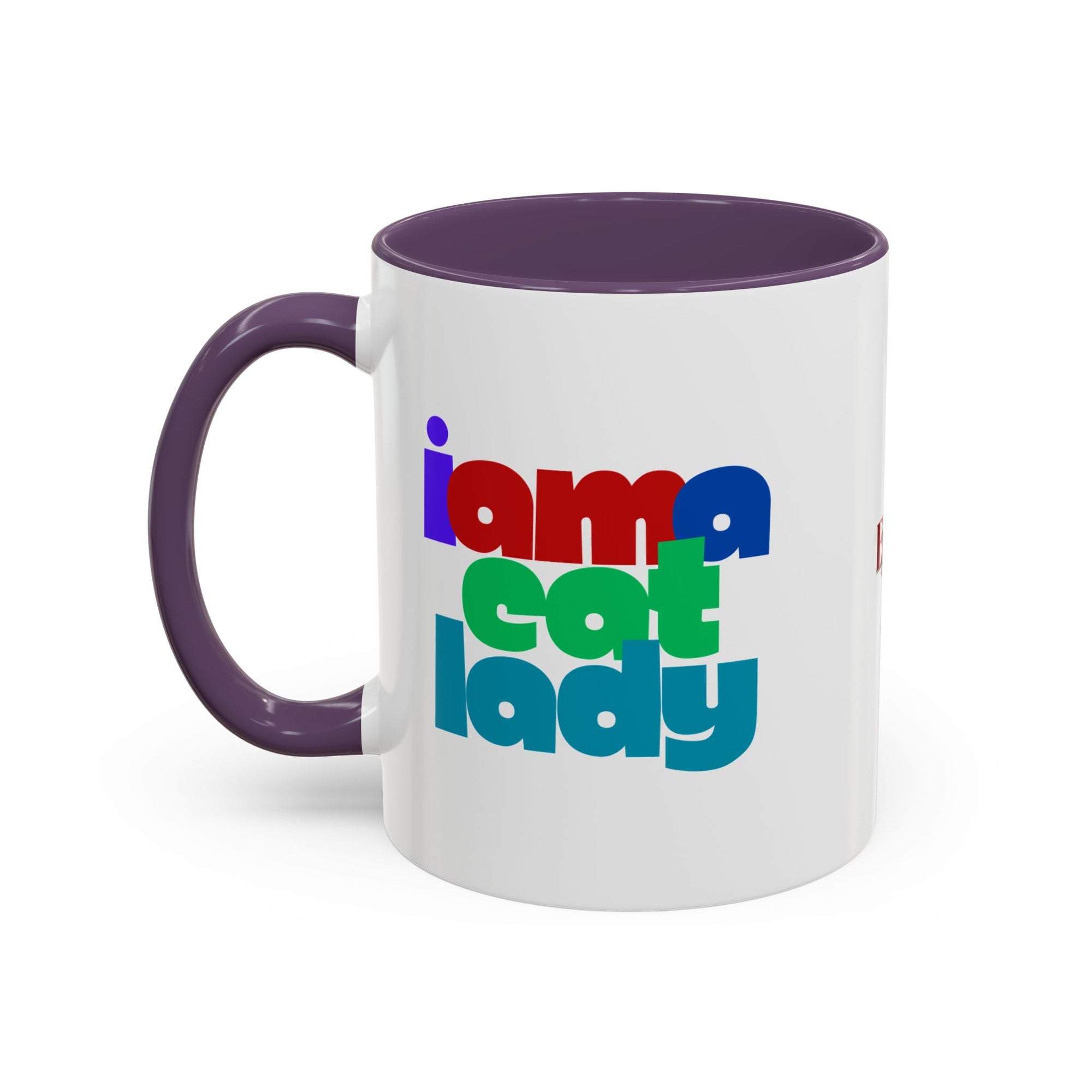 I Am a Cat Lady Accent Coffee Mug