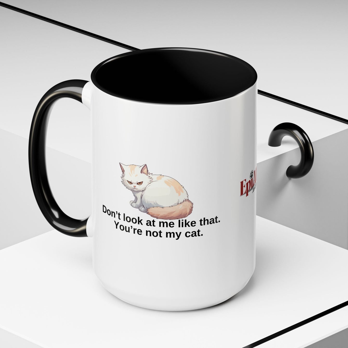 Humorous Cat Lover's Coffee Mug - 11/15oz Accent Mug Printify