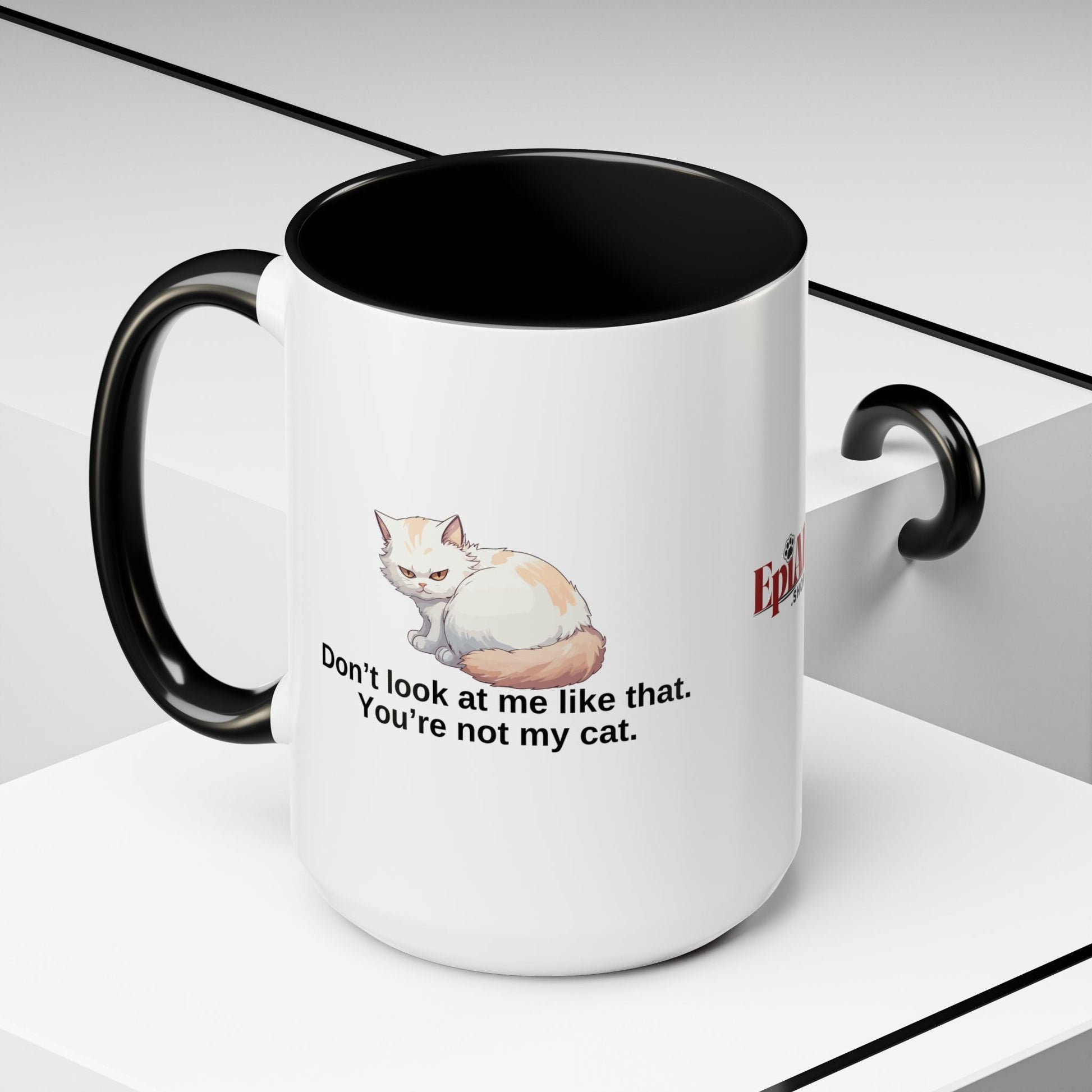 Humorous Cat Lover's Coffee Mug - 11/15oz Accent Mug Printify