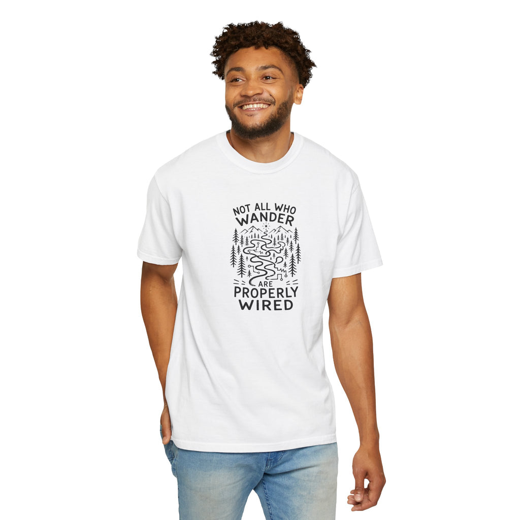 Not All Who Wander Are Properly Wired Epilepsy Awareness T-Shirt