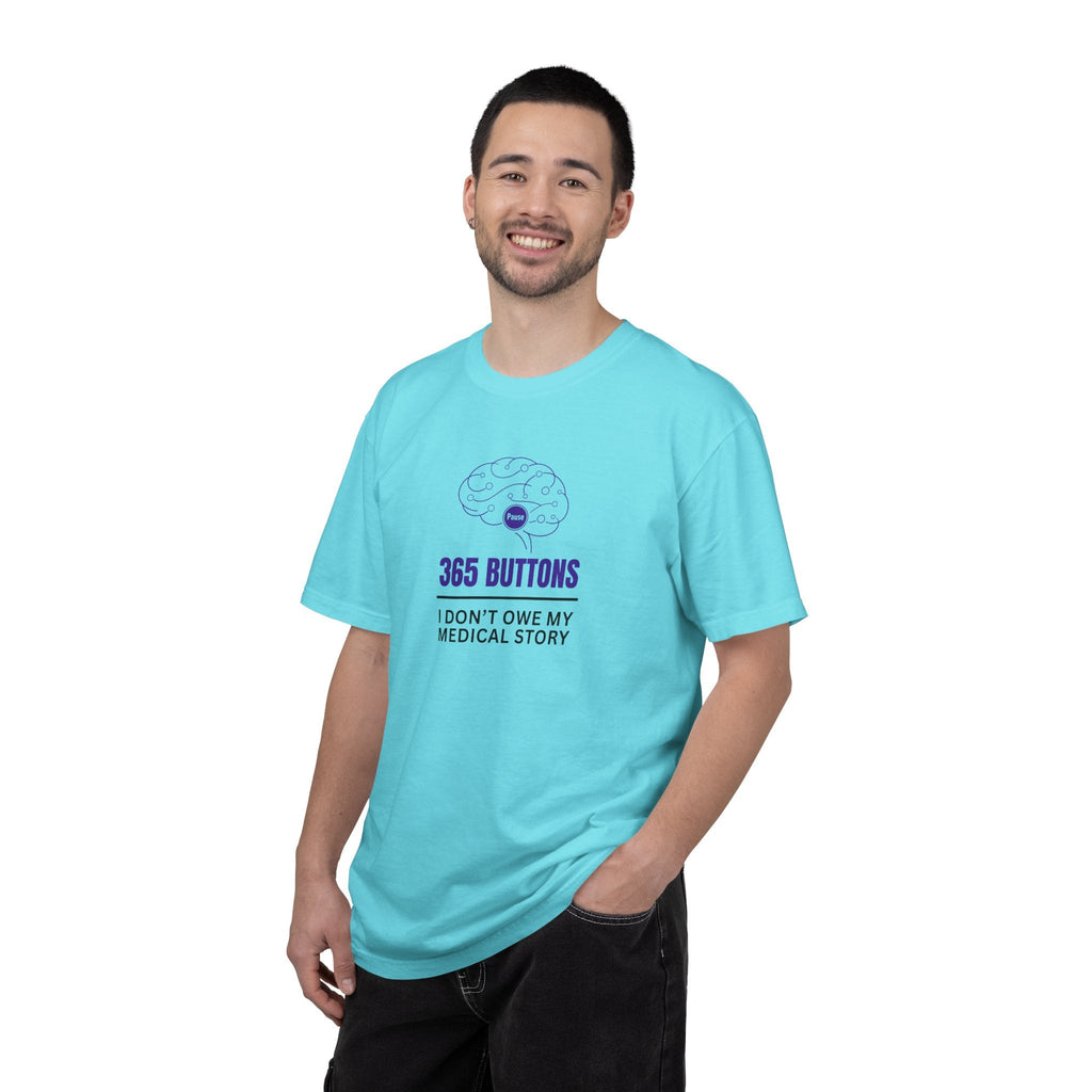 365 Buttons — I Don’t Owe My Medical Story T-Shirt - Clothing, Unisex, T-Shirts - EpiAl's Shop