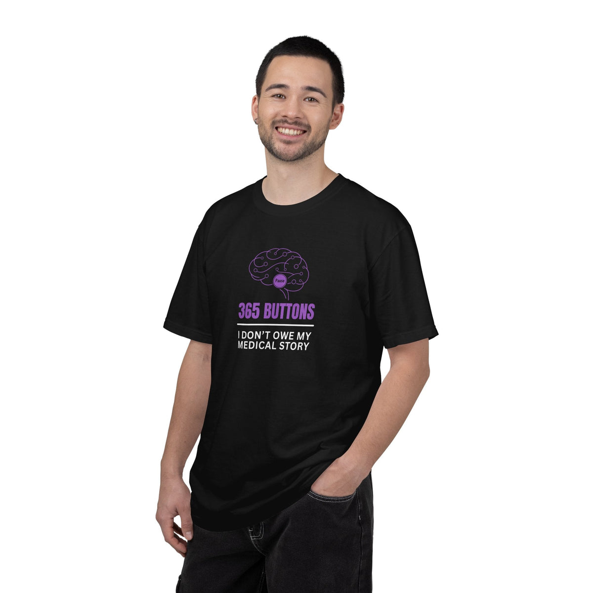 365 Buttons — I Don’t Owe My Medical Story T-Shirt - Clothing, Unisex, T-Shirts - EpiAl's Shop