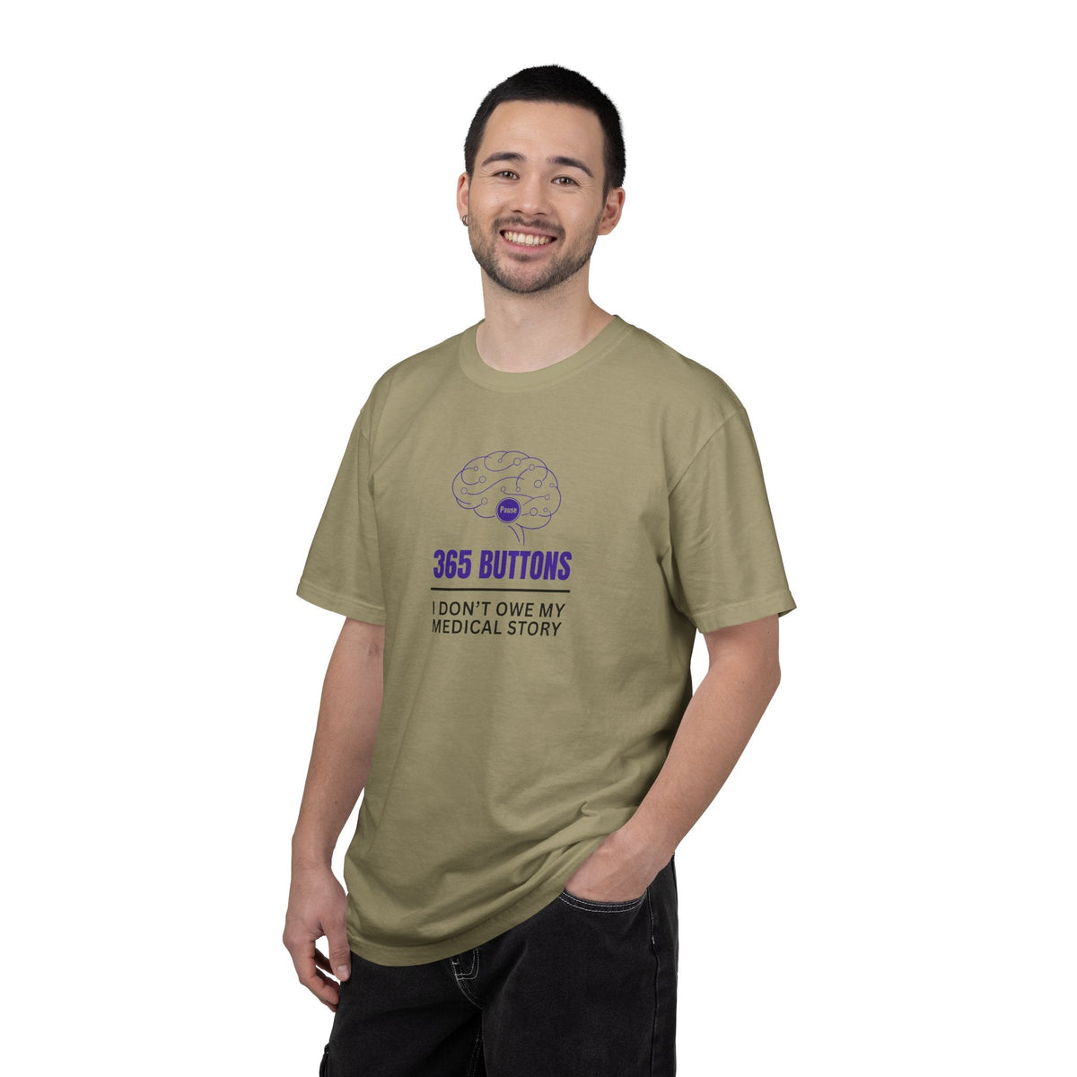 365 Buttons — I Don’t Owe My Medical Story T-Shirt - Clothing, Unisex, T-Shirts - EpiAl's Shop