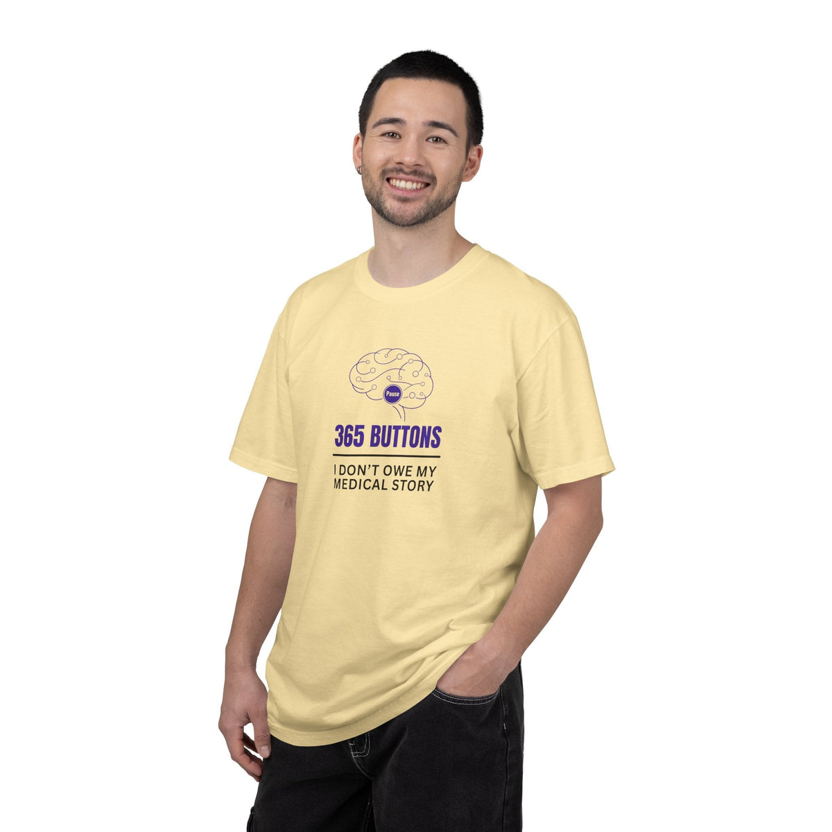 365 Buttons — I Don’t Owe My Medical Story T-Shirt - Clothing, Unisex, T-Shirts - EpiAl's Shop