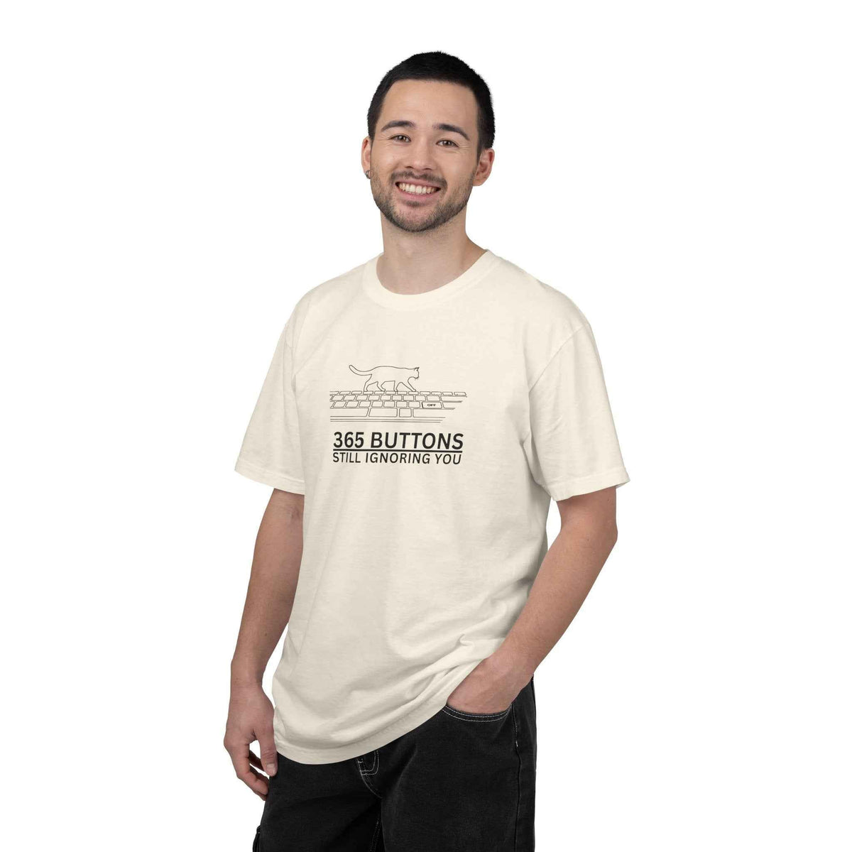365 Buttons Still Ignoring You – Cat Keyboard T-Shirt - Clothing, Unisex, T-Shirts - EpiAl's Shop