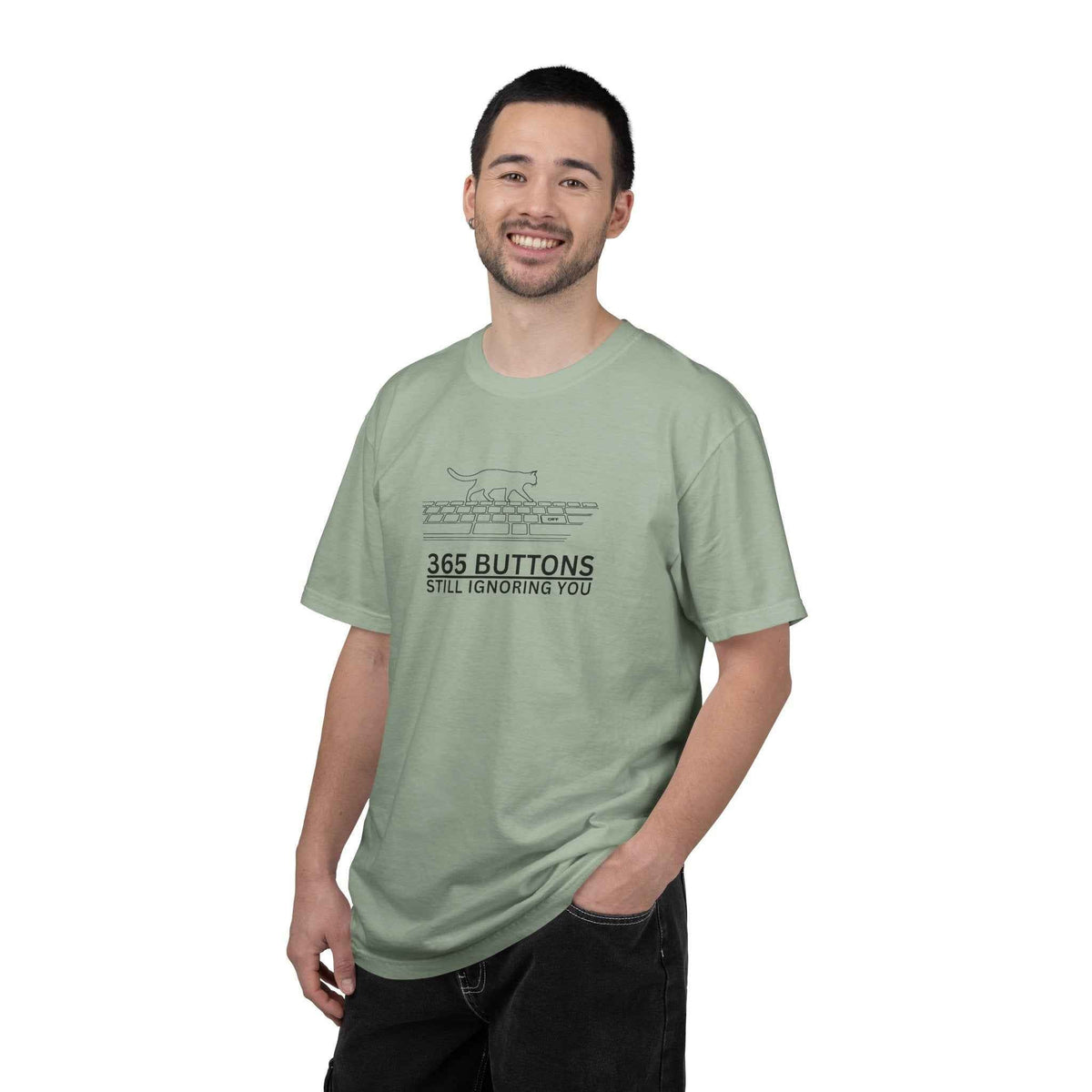 365 Buttons Still Ignoring You – Cat Keyboard T-Shirt - Clothing, Unisex, T-Shirts - EpiAl's Shop