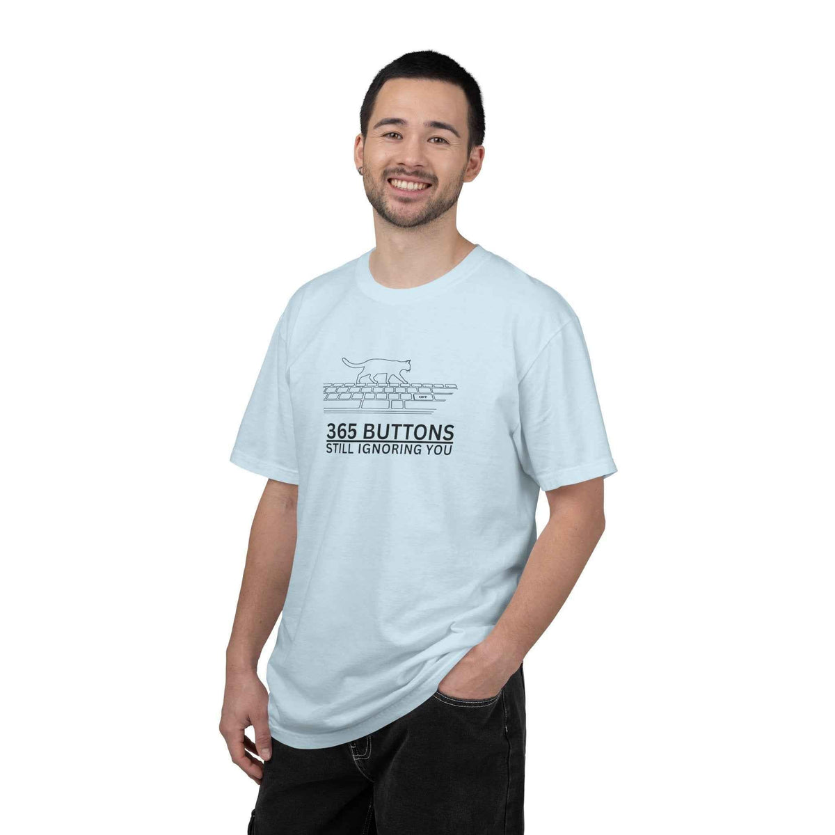 365 Buttons Still Ignoring You – Cat Keyboard T-Shirt - Clothing, Unisex, T-Shirts - EpiAl's Shop