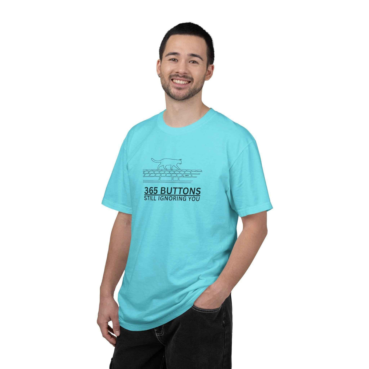 365 Buttons Still Ignoring You – Cat Keyboard T-Shirt - Clothing, Unisex, T-Shirts - EpiAl's Shop
