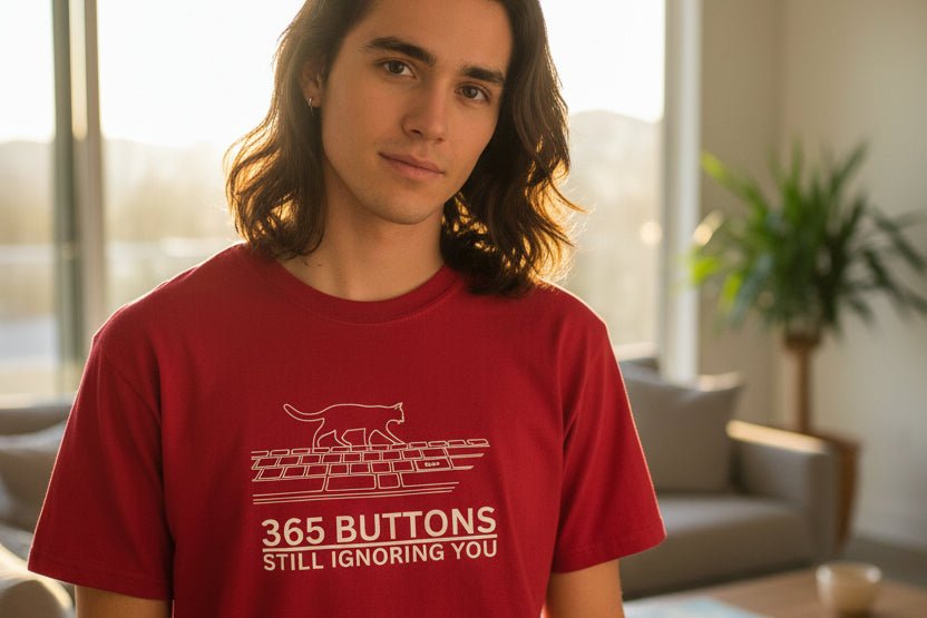 365 Buttons Still Ignoring You – Cat Keyboard T-Shirt - Clothing, Unisex, T-Shirts - EpiAl's Shop