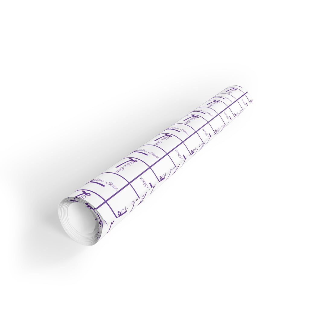 “Here. Still.” Wrapping Paper — Elegant Epilepsy Awareness Gift Wrap
