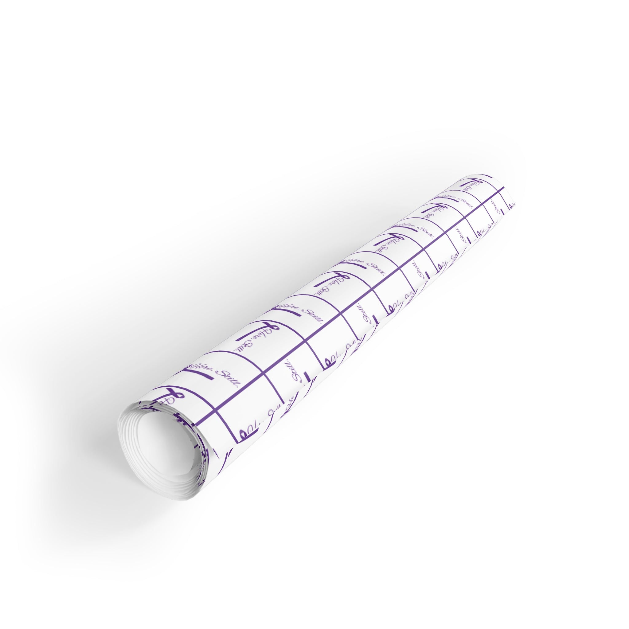 “Here. Still.” Wrapping Paper — Elegant Epilepsy Awareness Gift Wrap