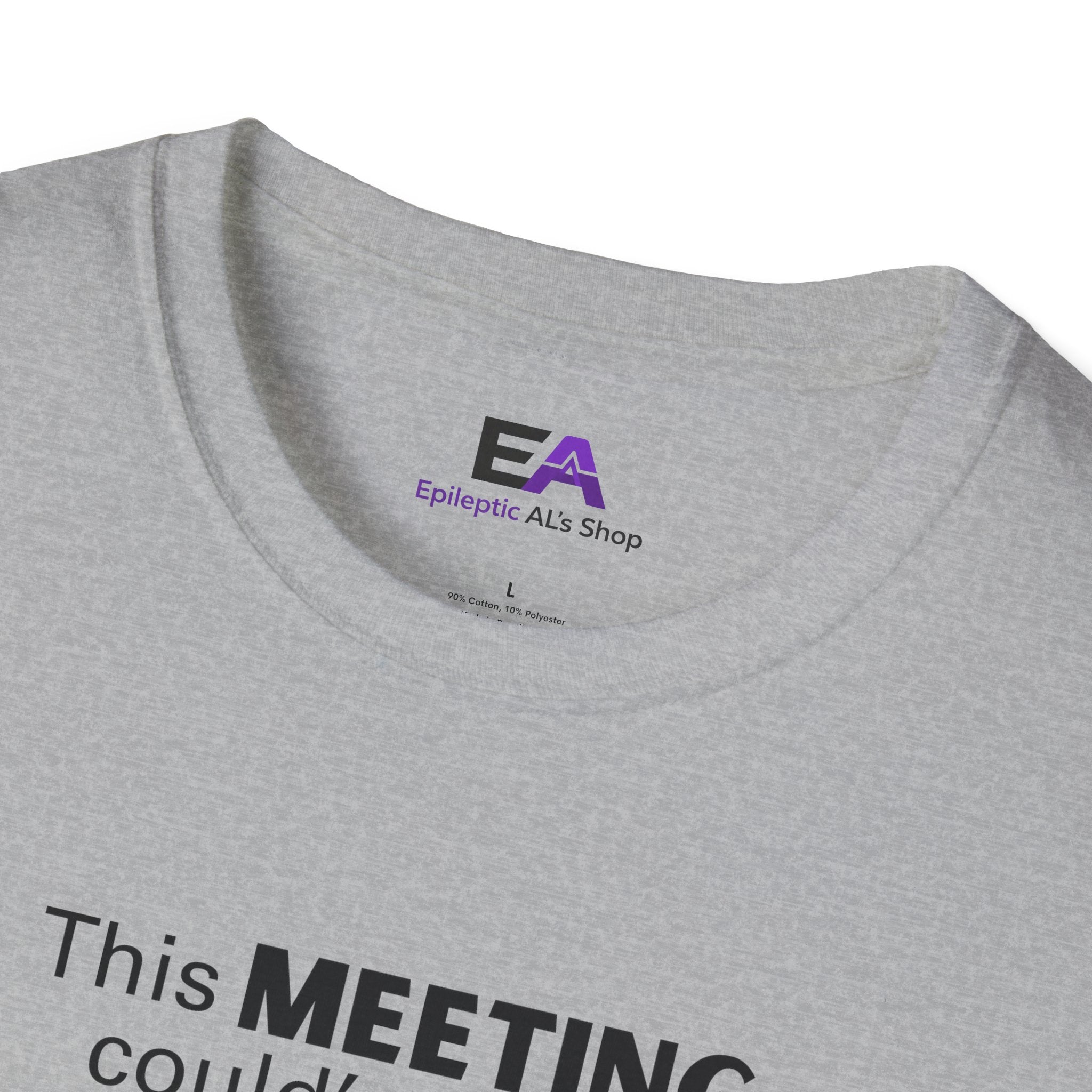 This Meeting Could’ve Been a Nap Cat T-Shirt – Minimalist Line Art Graphic Tee (Unisex)