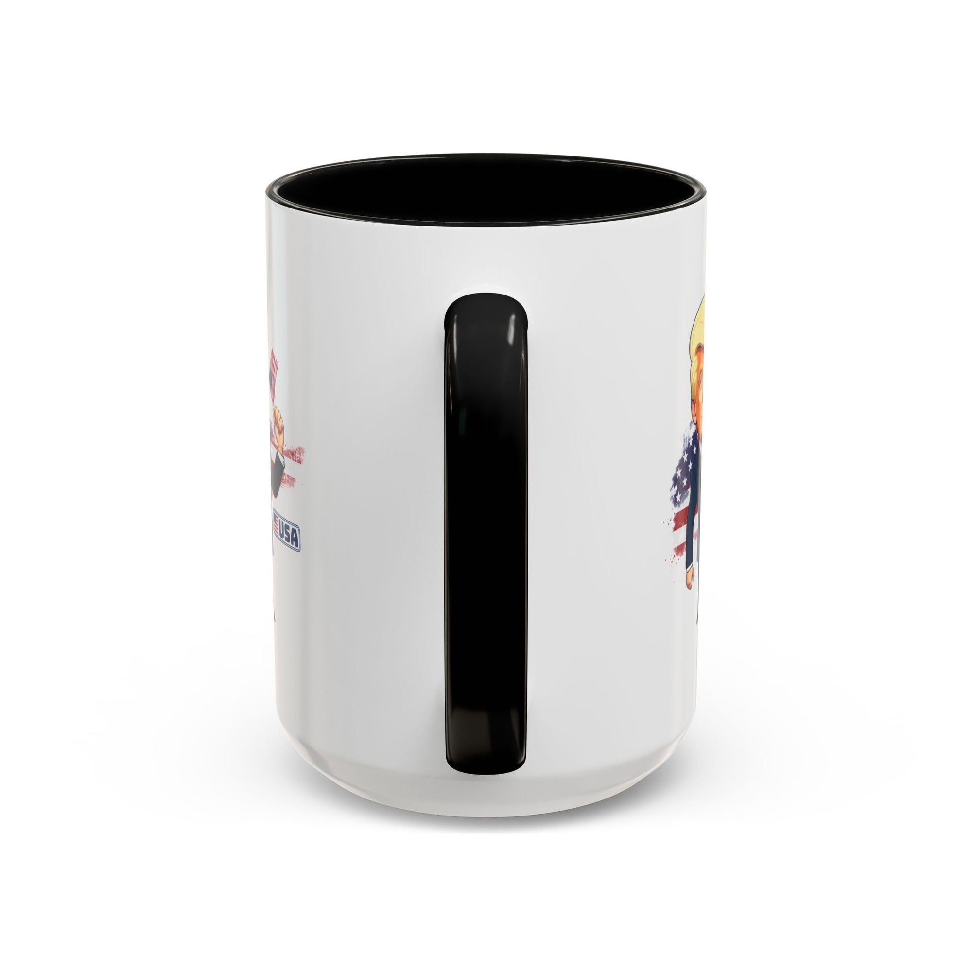 Flag Waving Trump USA Coffee Mug