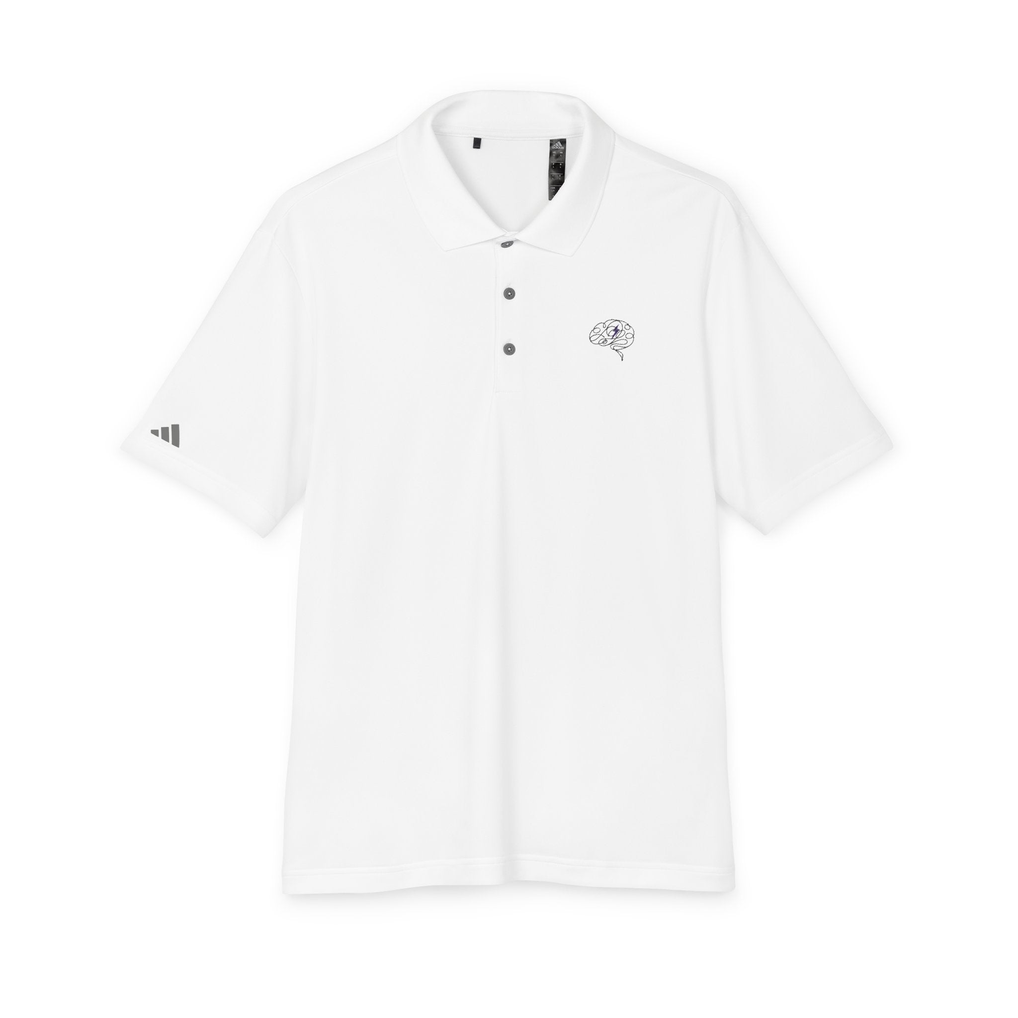Brain Static Performance Polo | Epilepsy Awareness adidas® Polo