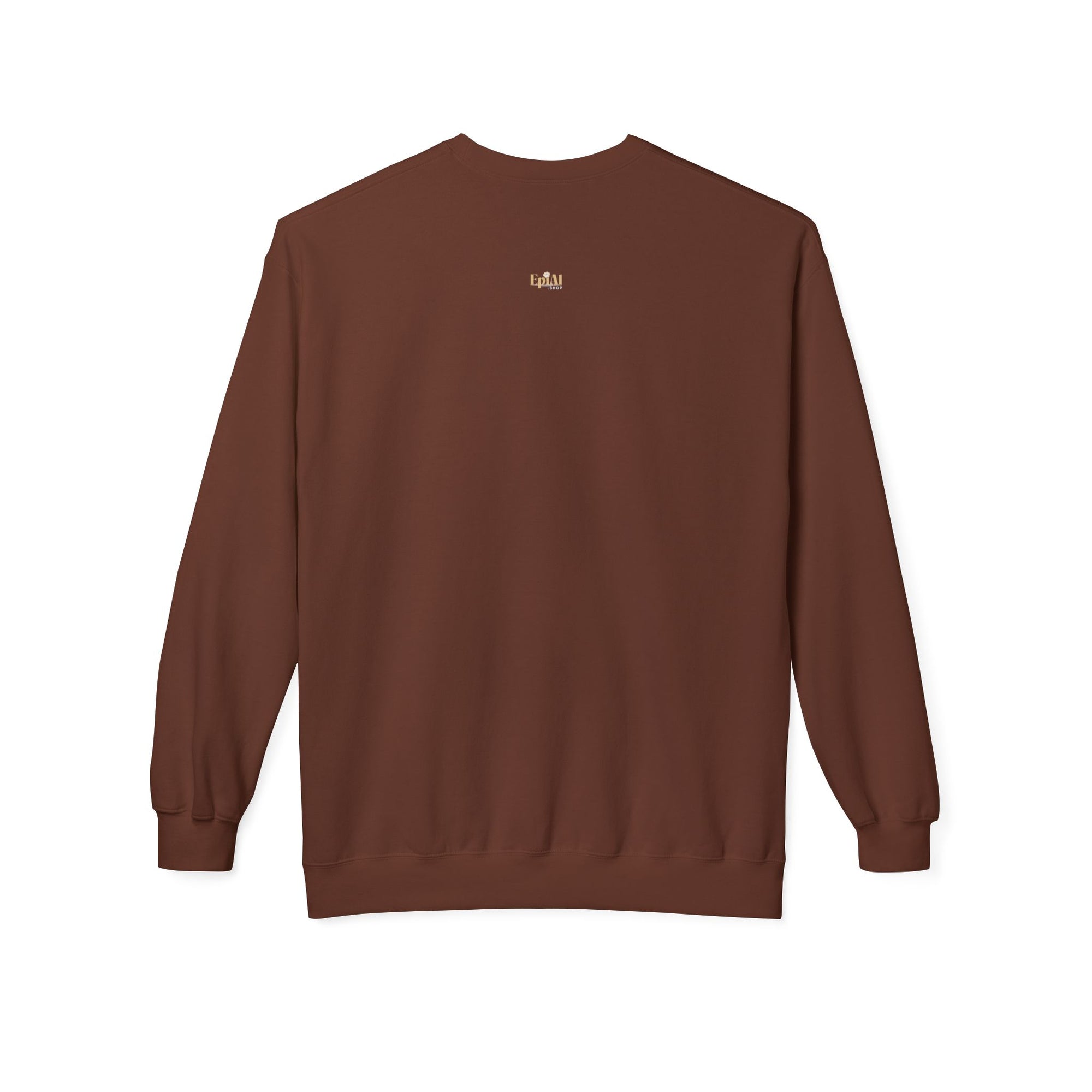 Whimsical Fall Fleece Kitty Sweatshirt, Cozy Autumn Apparel