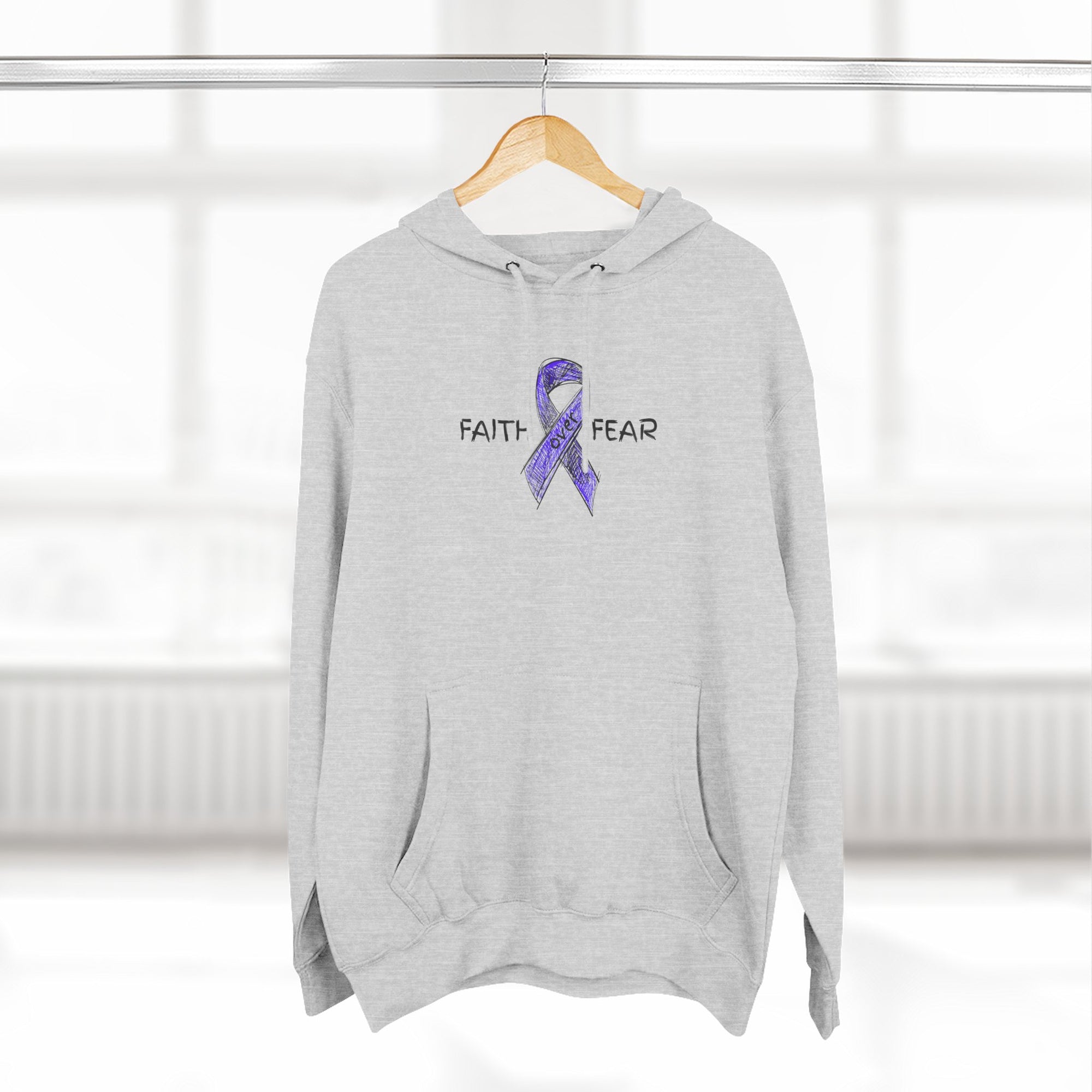 Faith Over Fear Epilepsy Awareness Hoodie