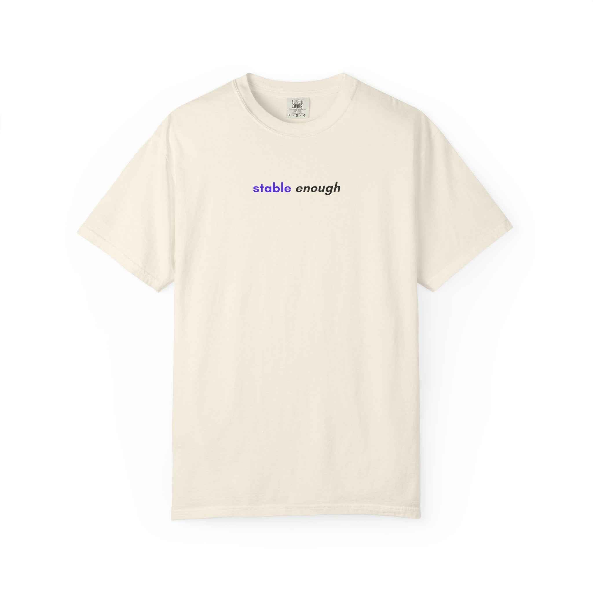 Stable Enough Epilepsy Awareness T-Shirt | Minimal Awareness Tee