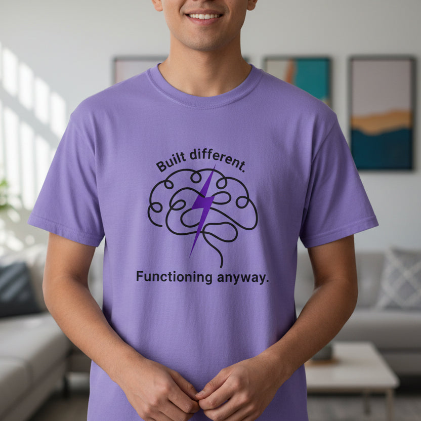 Built Different Premium Unisex Cotton T-Shirt | Soft, Lightweight Everyday Tee