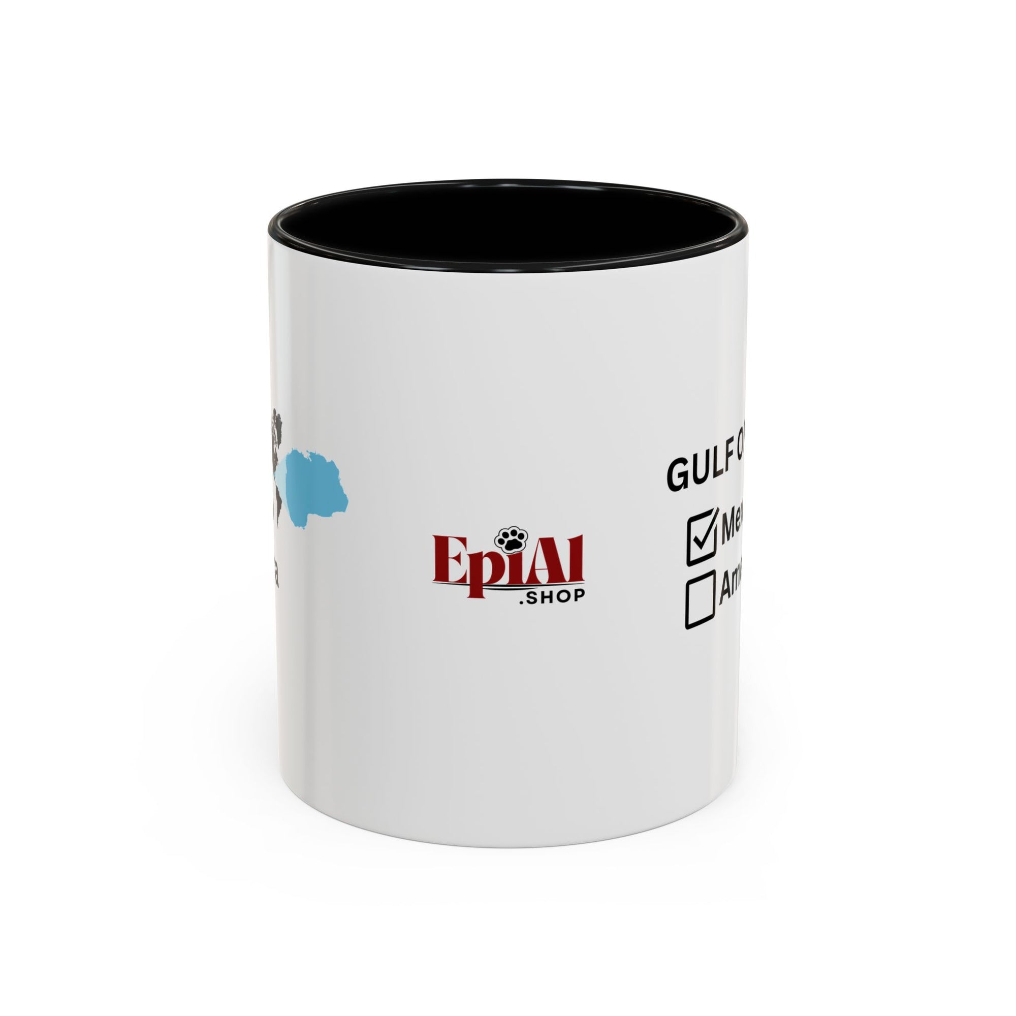 Gulf of Mexico Checkbox Accent Coffee Mug