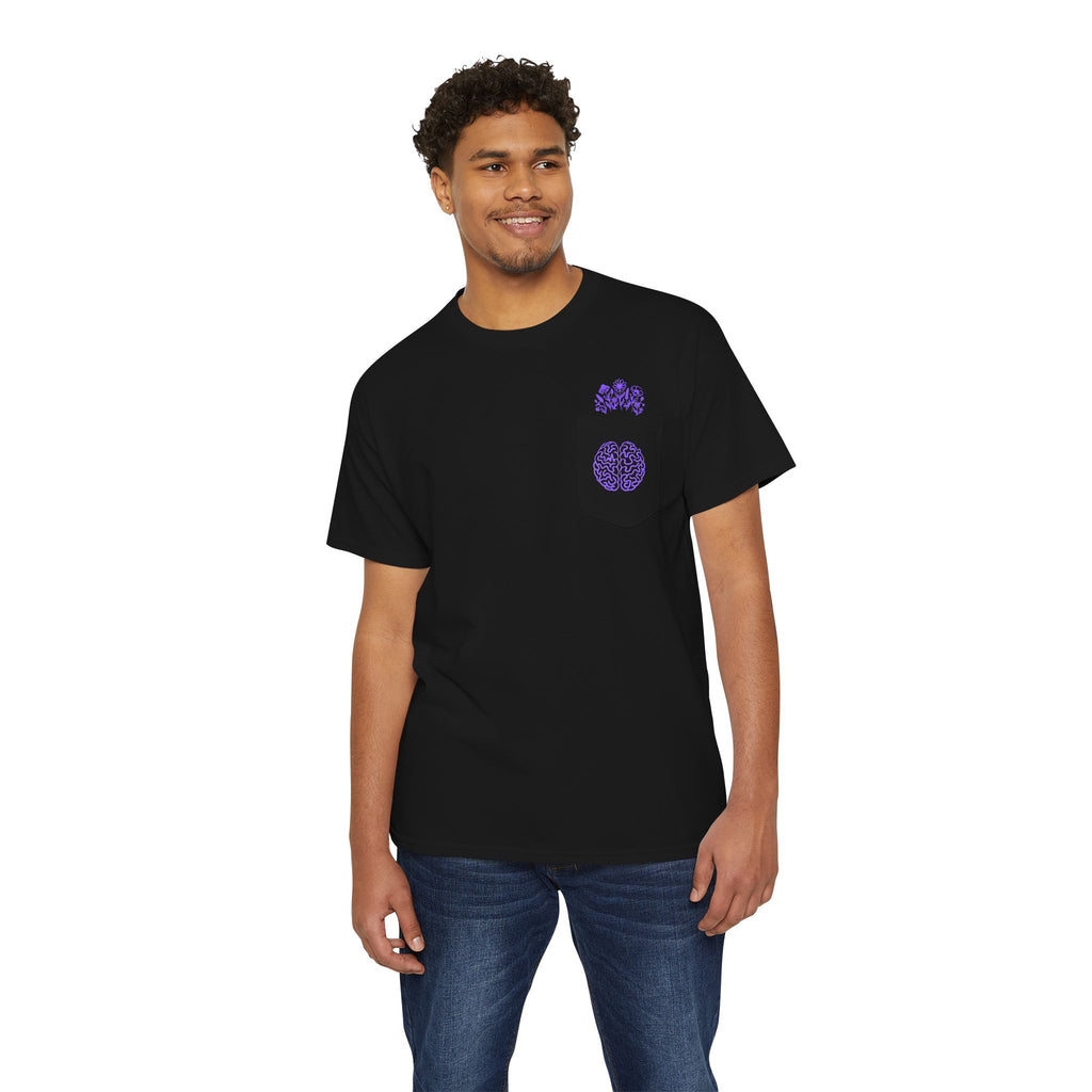 Mind in Bloom Epilepsy Awareness Pocket T-Shirt