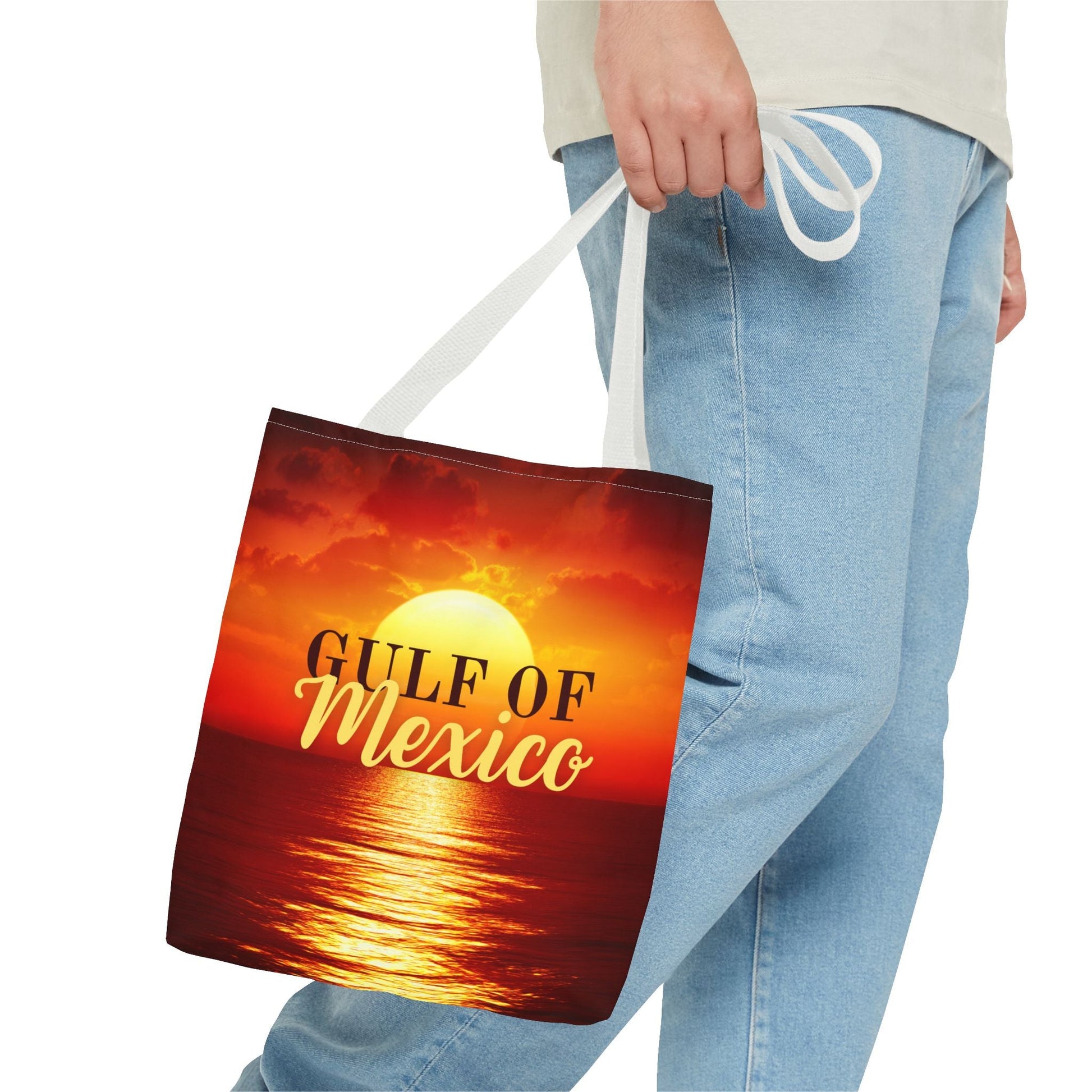Gulf of Mexico Sunset Tote Bag - Chic Beach Accessory Printify