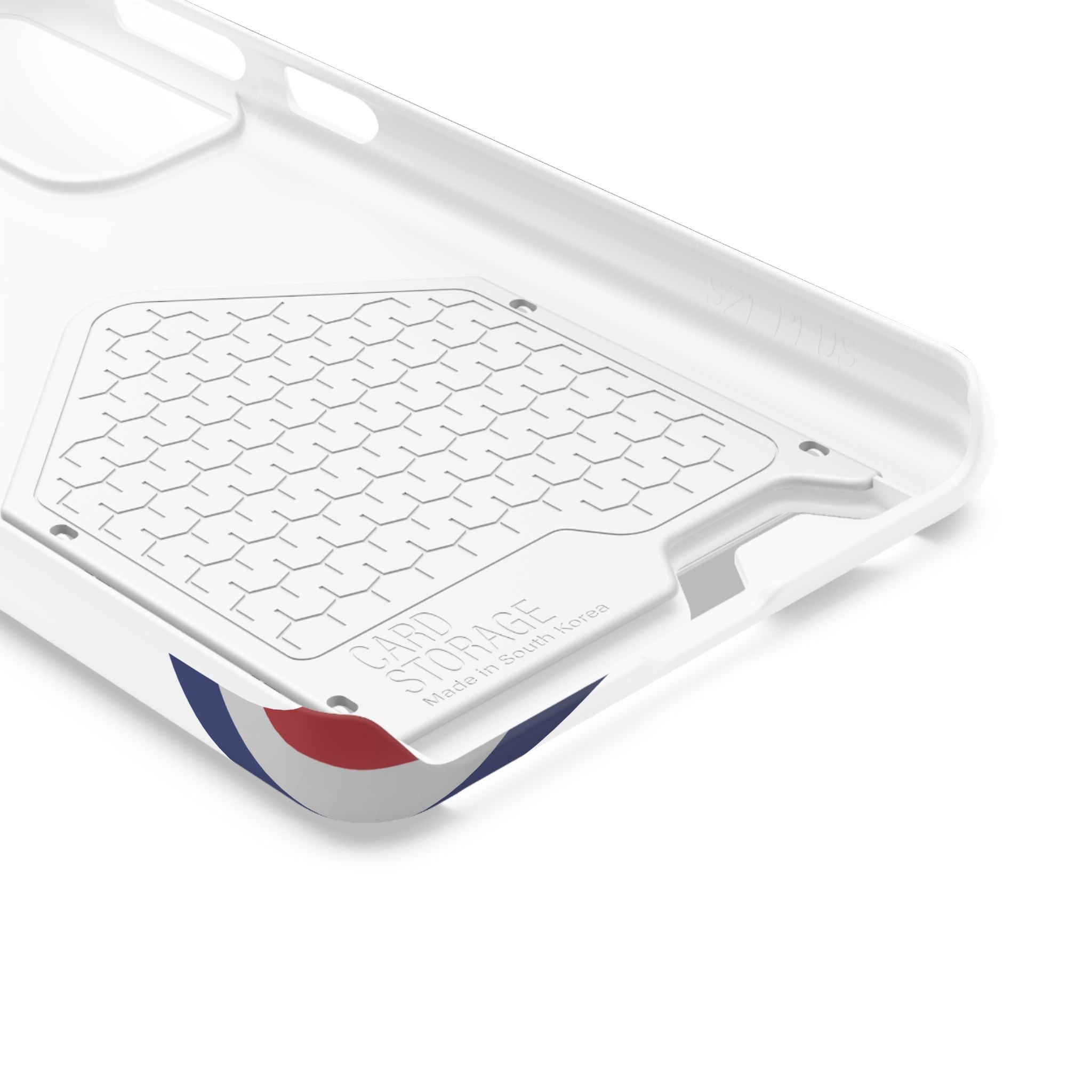 Swoop Guy Samsung Galaxy Case – Minimal Line Portrait Patriotic Design, Slim Protective Case with Card Slot