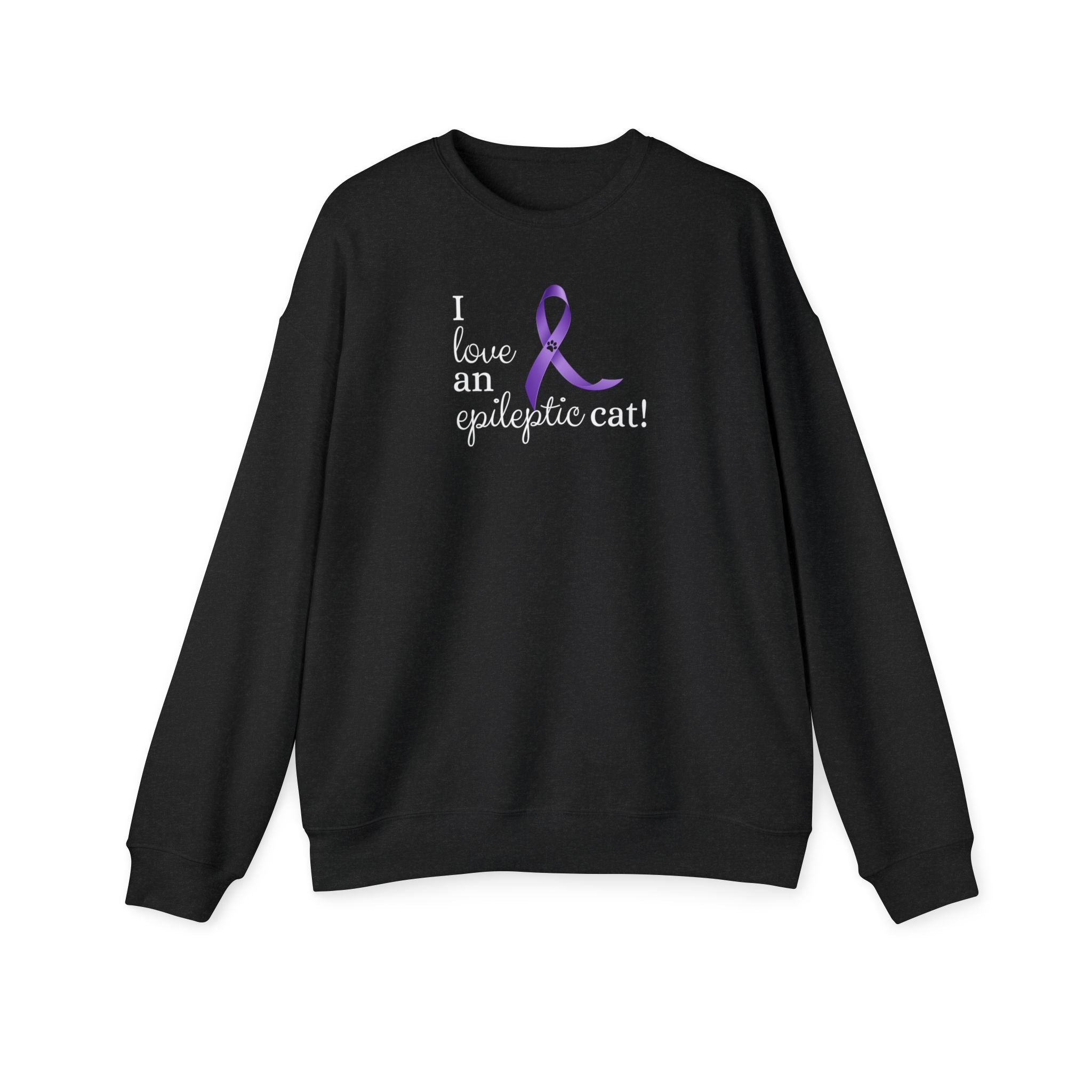I Love an Epileptic Cat Women's Drop Shoulder Sweatshirt - EpiAl's Shop