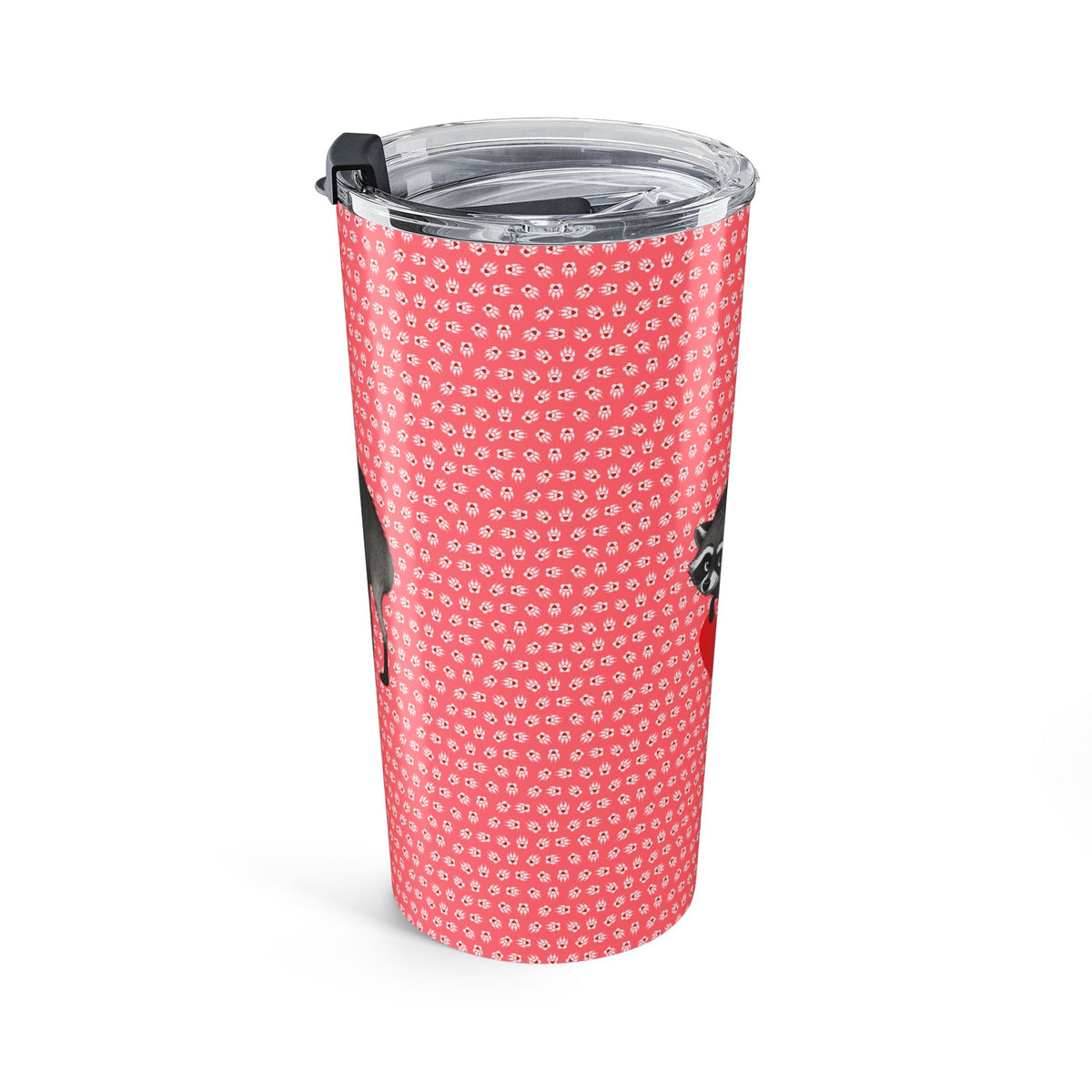Jimothy the Short-Spined Raccoon Heart Tumbler | 20oz Insulated Travel Cup