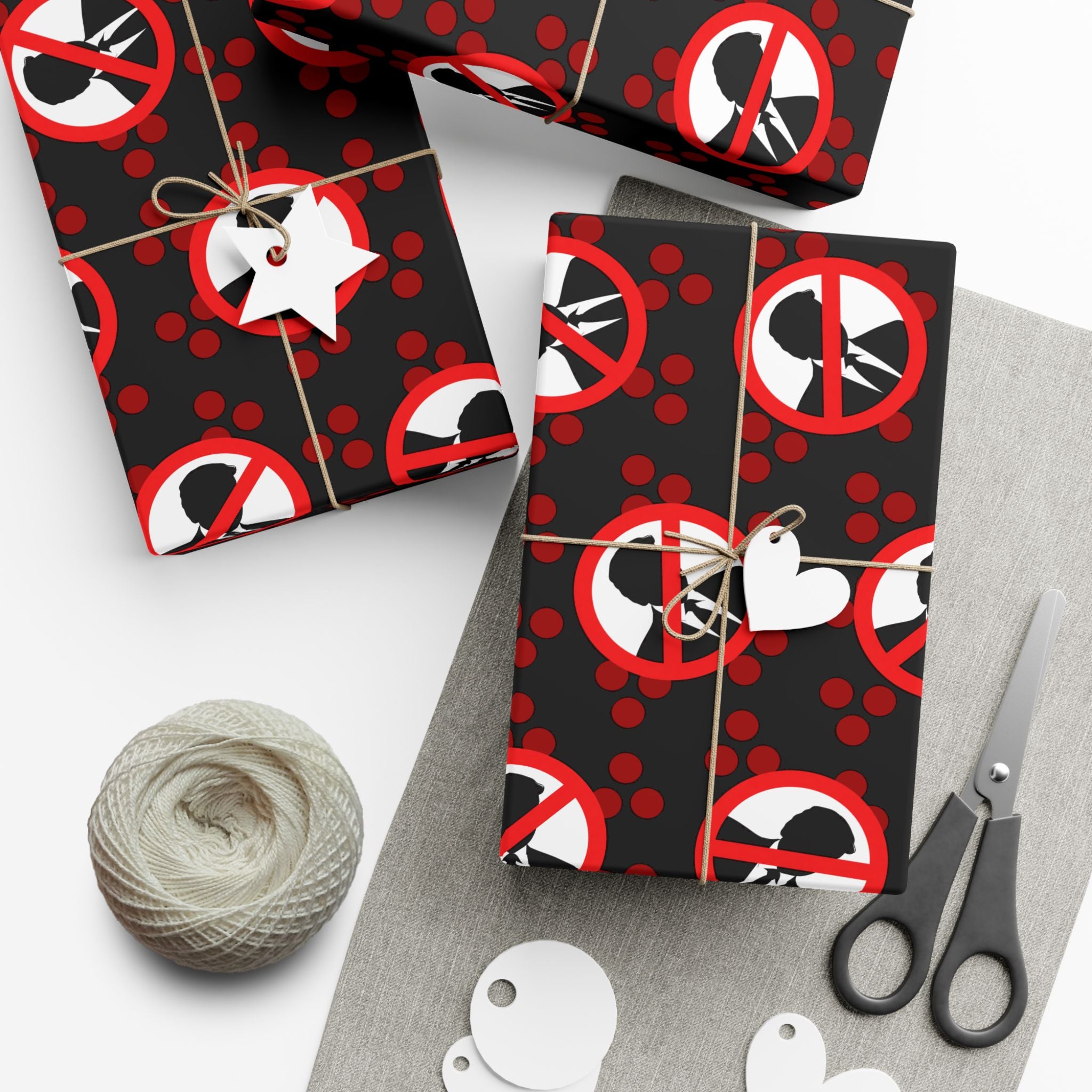 “Absolutely Not” Novelty Gift Wrap – Loud Opinions, Quiet Packaging