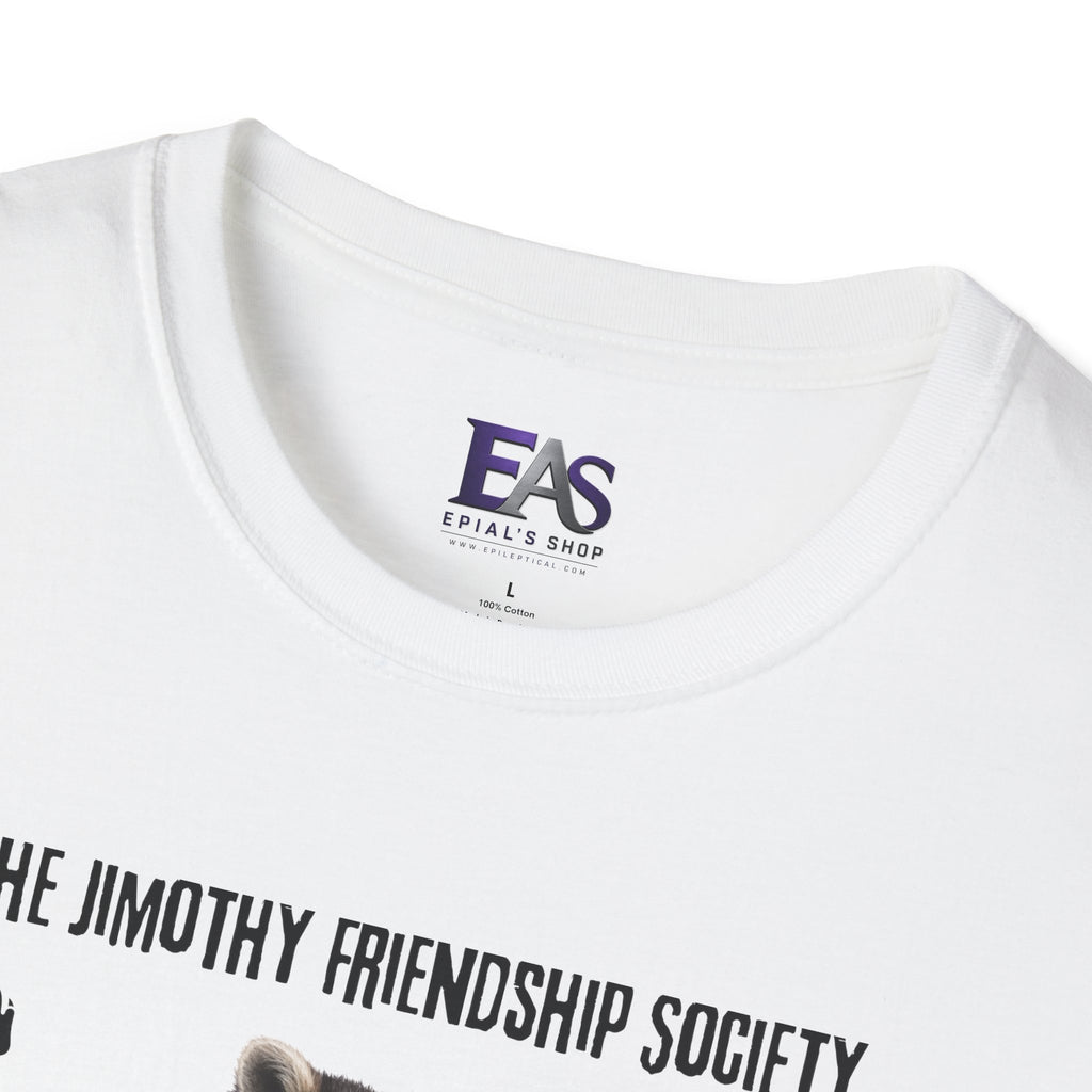 The Jimothy Friendship Society T-Shirt | Raccoon and Kitten Tee