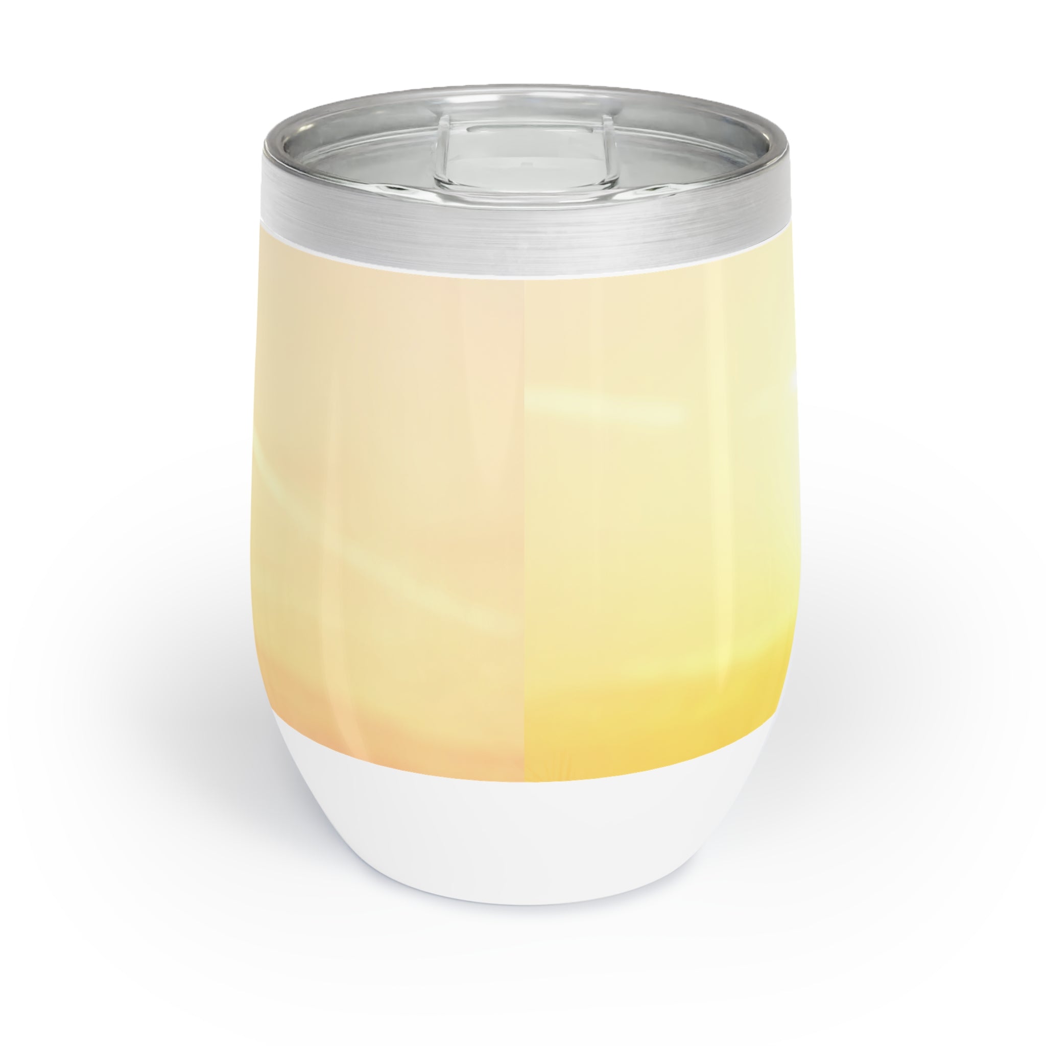 Photo depicting the ​Don't Look Around - Look Up Chill Wine Tumbler from EpiAl's Shop.