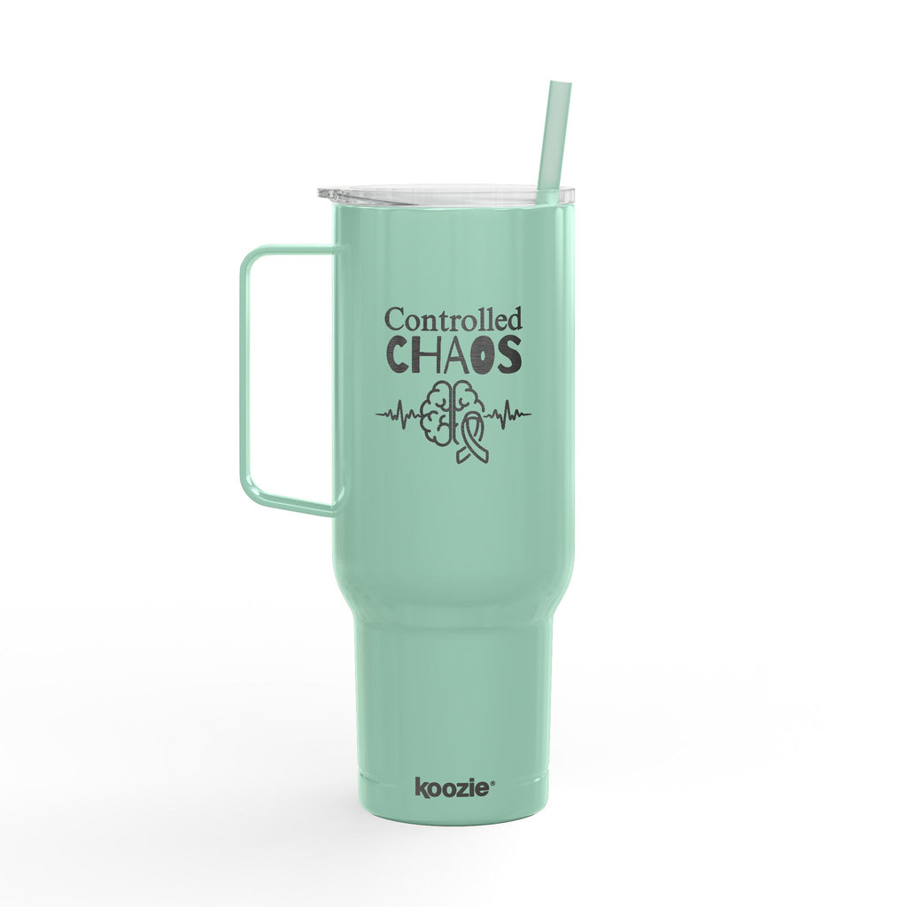 Controlled Chaos 40oz Tumbler – Neurostrong Insulated Travel Mug