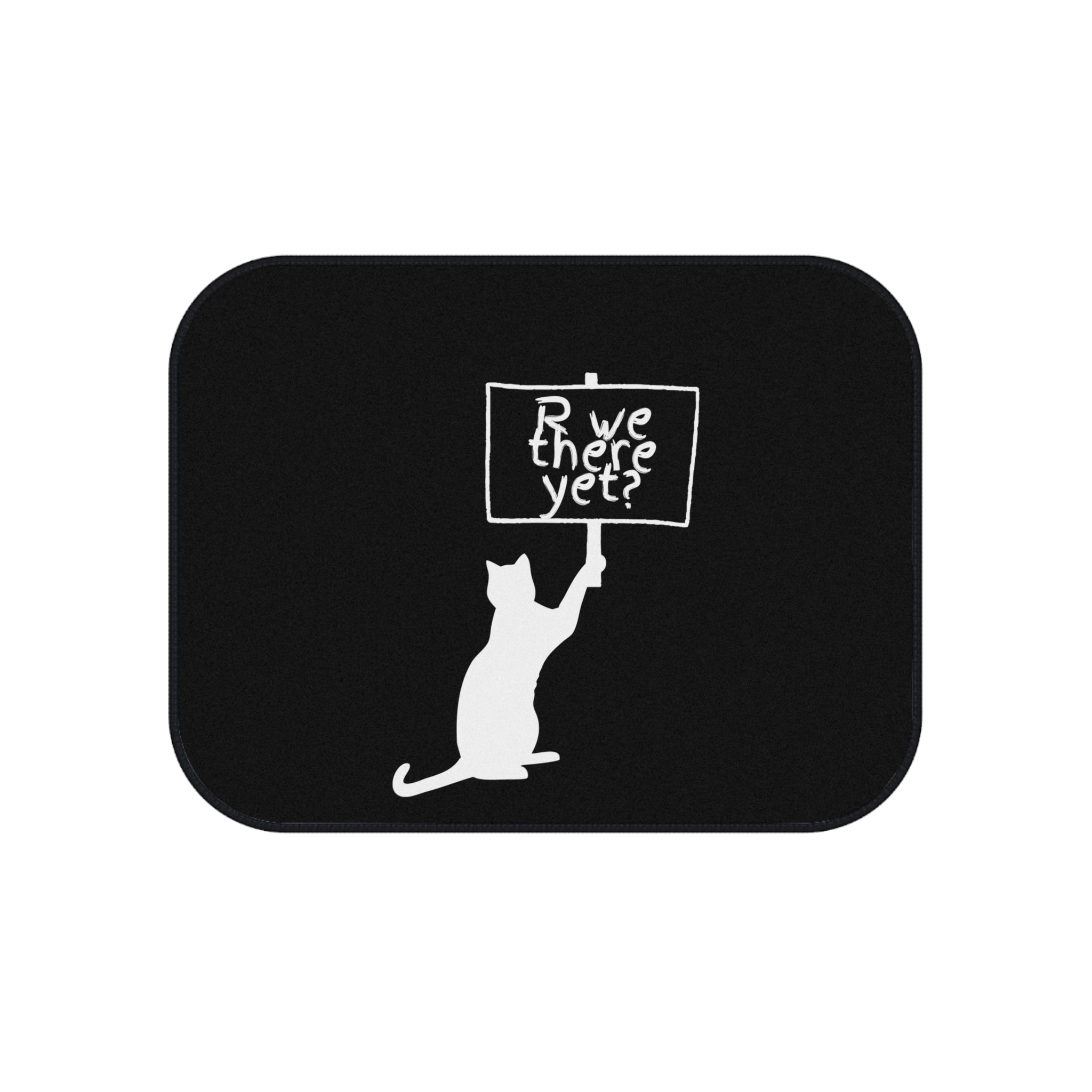Are We There Yet? Cat Floor Mats – Set of 4