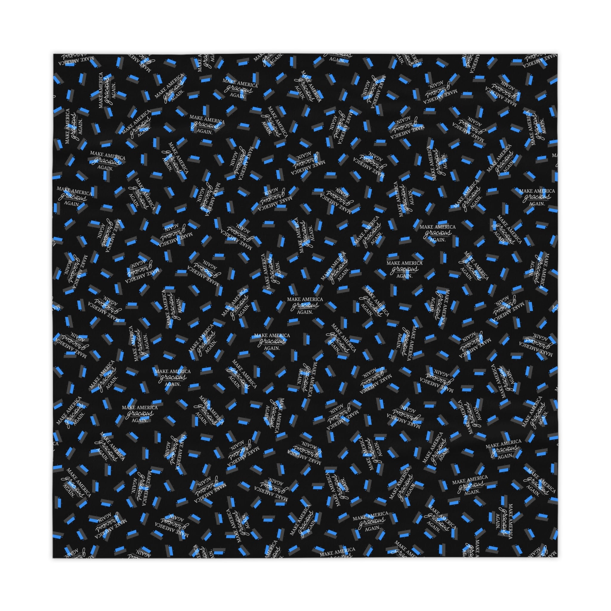 Make America Gracious Again Tablecloth – Political Parody Home Decor