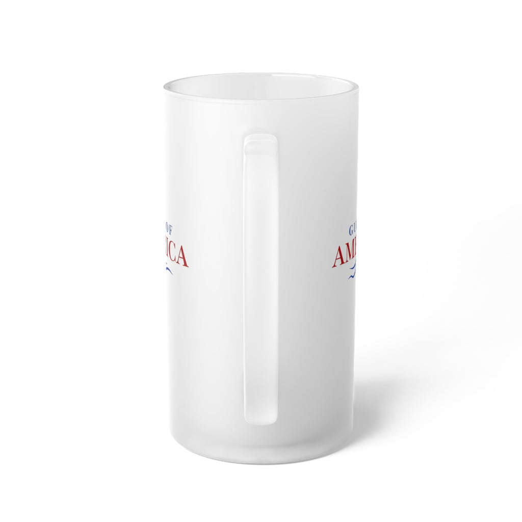 American Gulf Frosted Glass Beer Mug