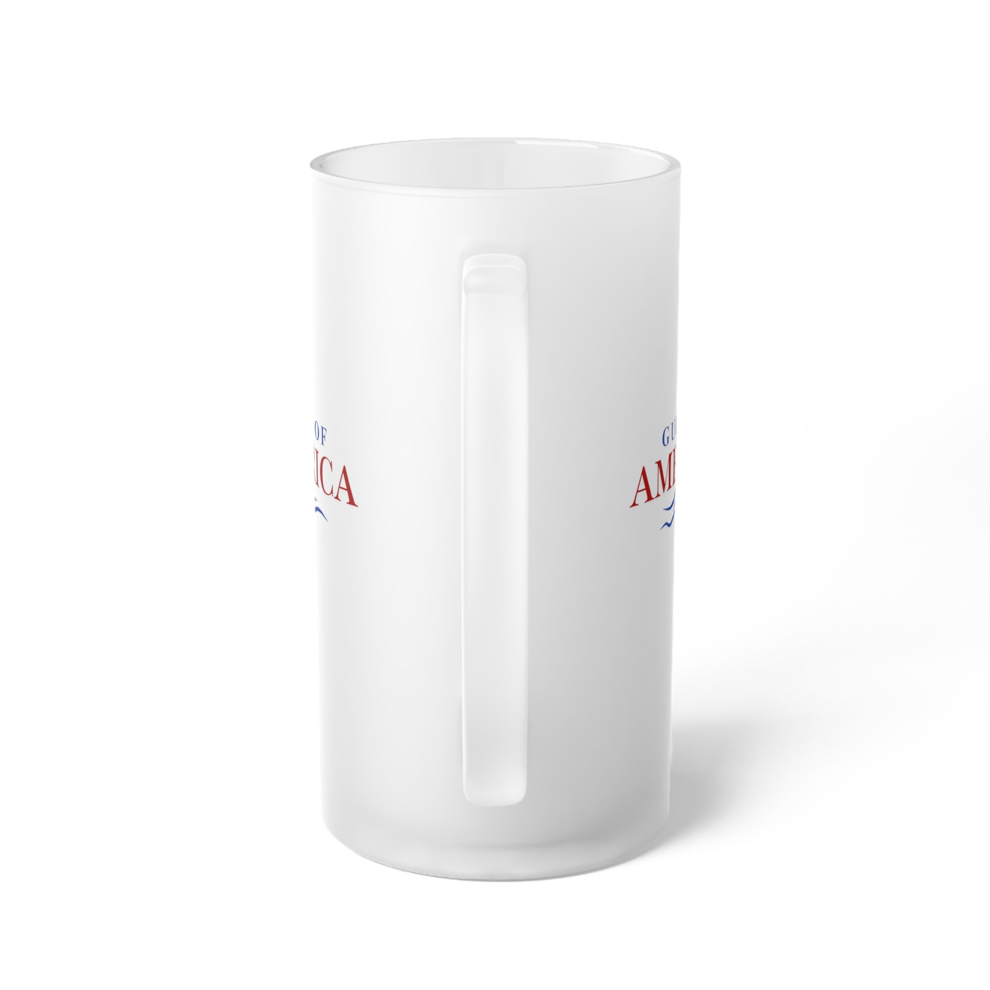 American Gulf Frosted Glass Beer Mug