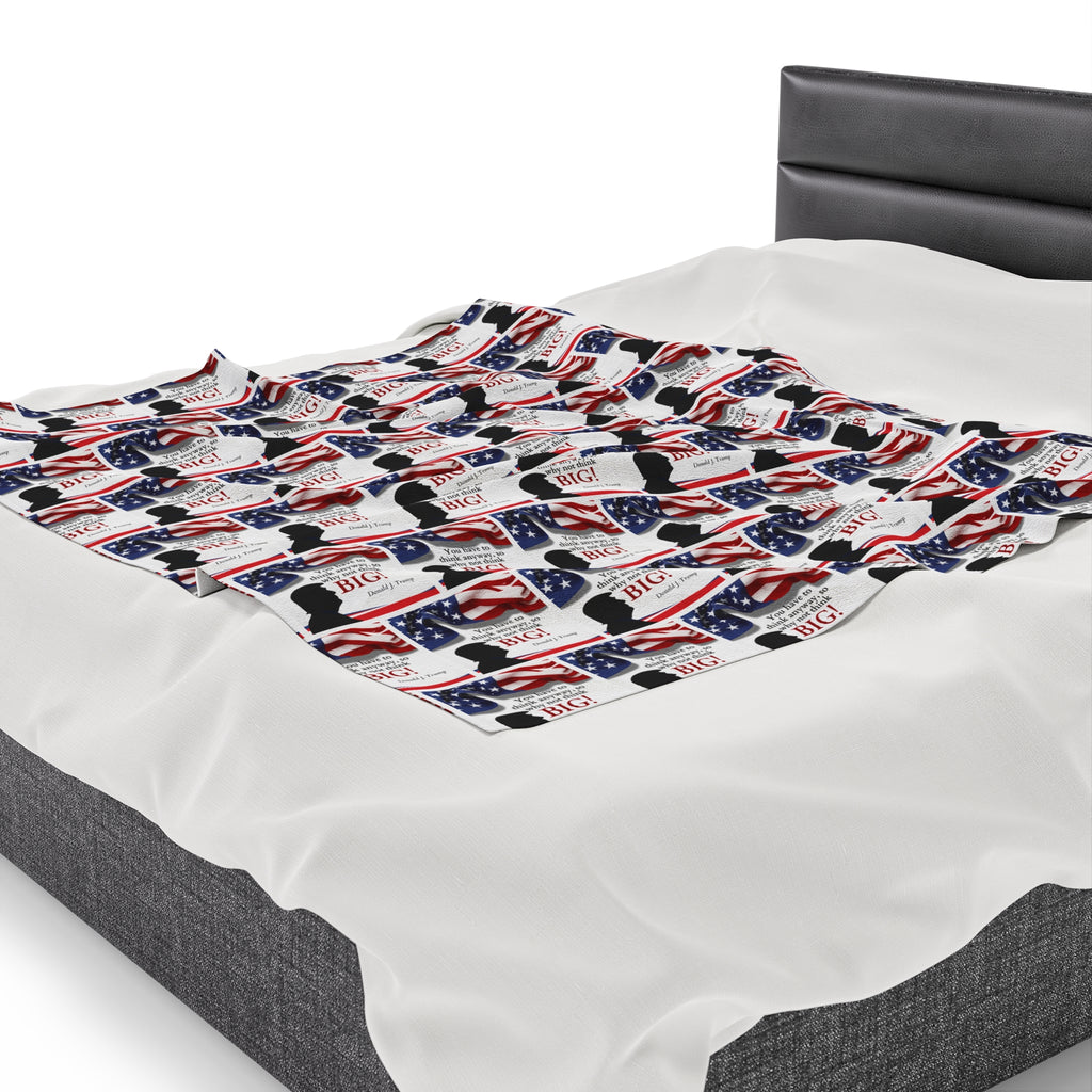 Trump: Think Big Velveteen Plush Blanket