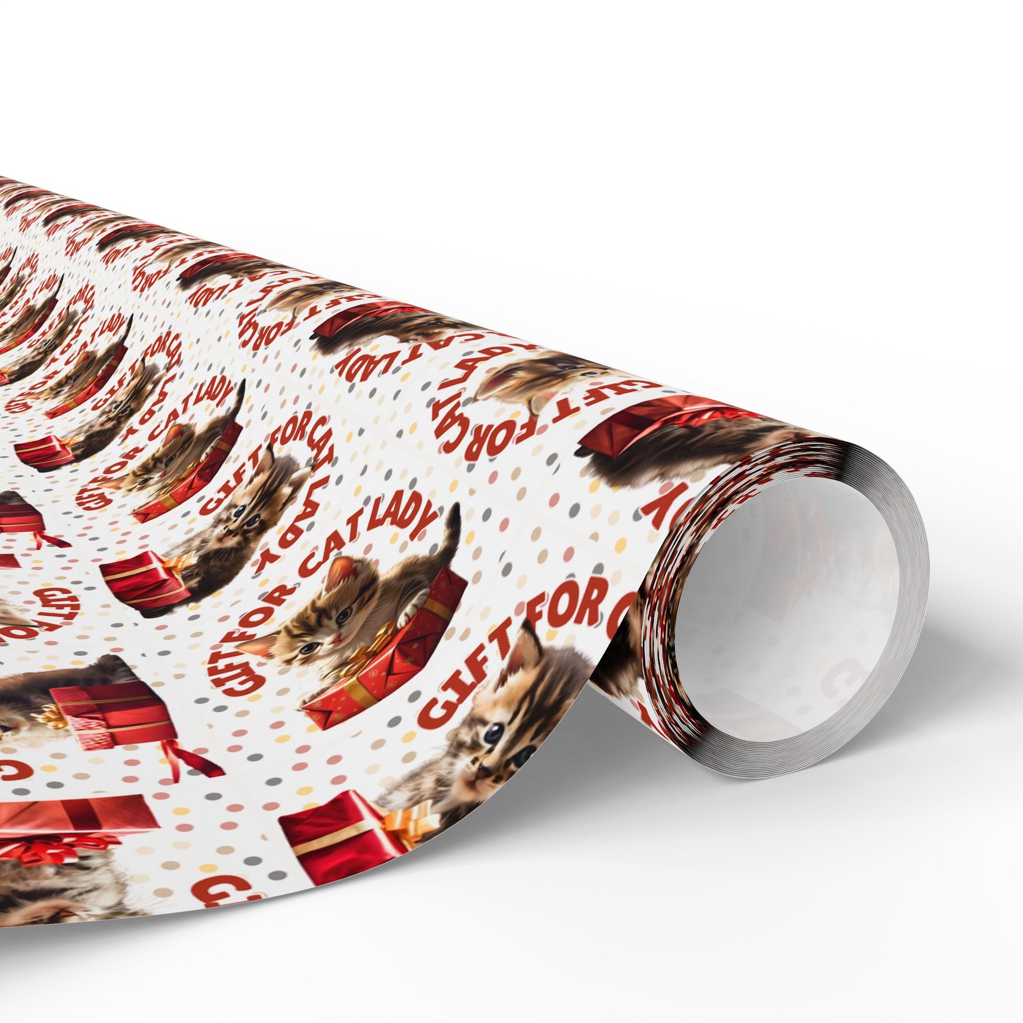 Cat Lady Wrapping Paper for Gifts
