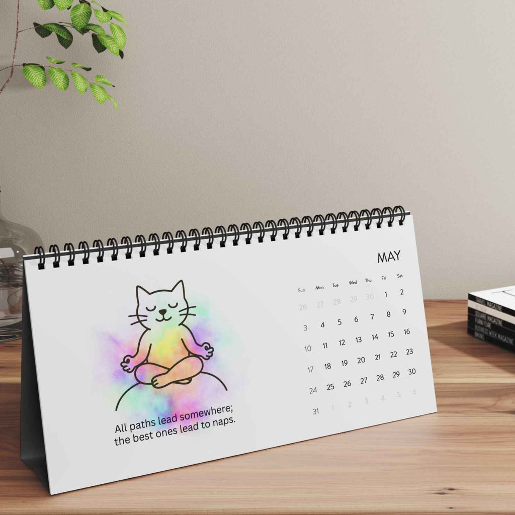 Cat Philosophy Desk Calendar | A Year of Whiskered Wisdom