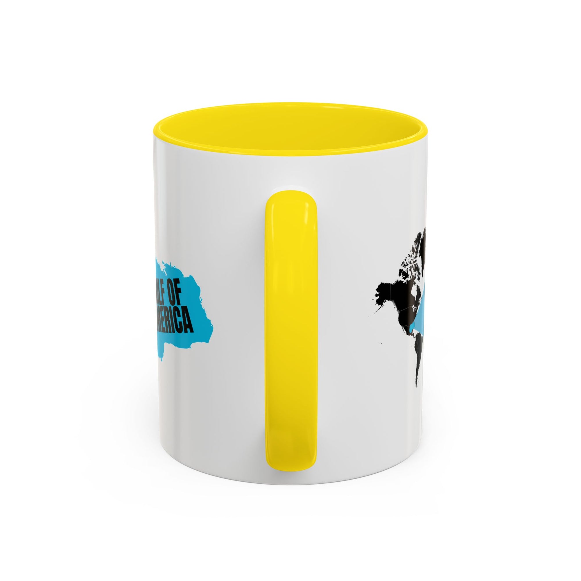 American Gulf Map Accent Coffee Mug