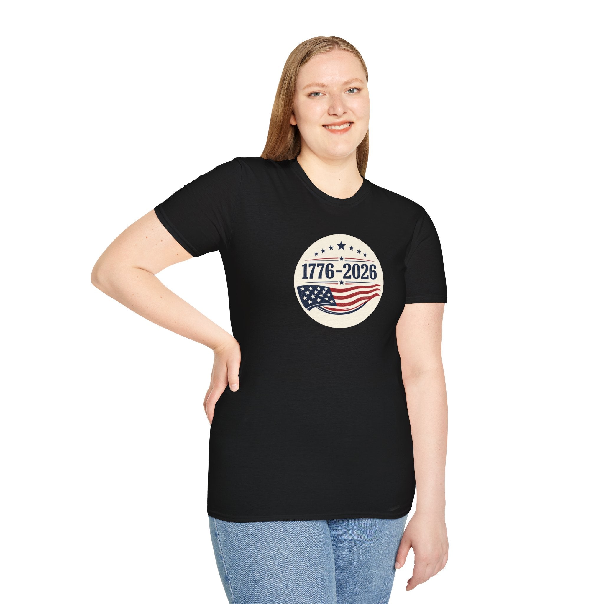 1776–2026 Patriotic T-Shirt | Vintage Americana USA Anniversary Tee