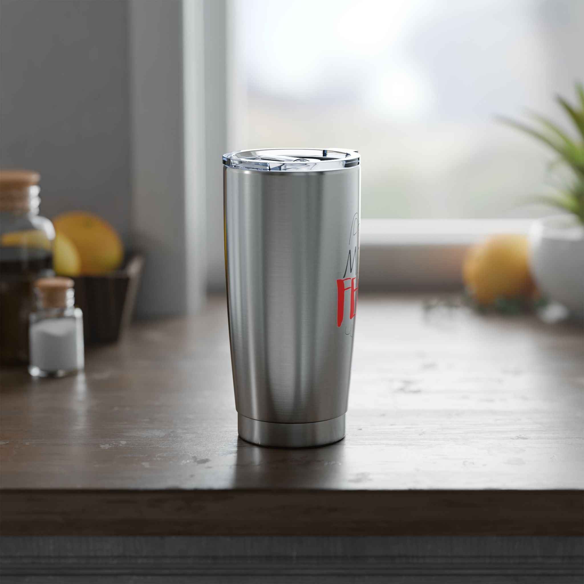 Mildly Feral 20oz Stainless Steel Tumbler – Funny Cat Lover Travel Cup