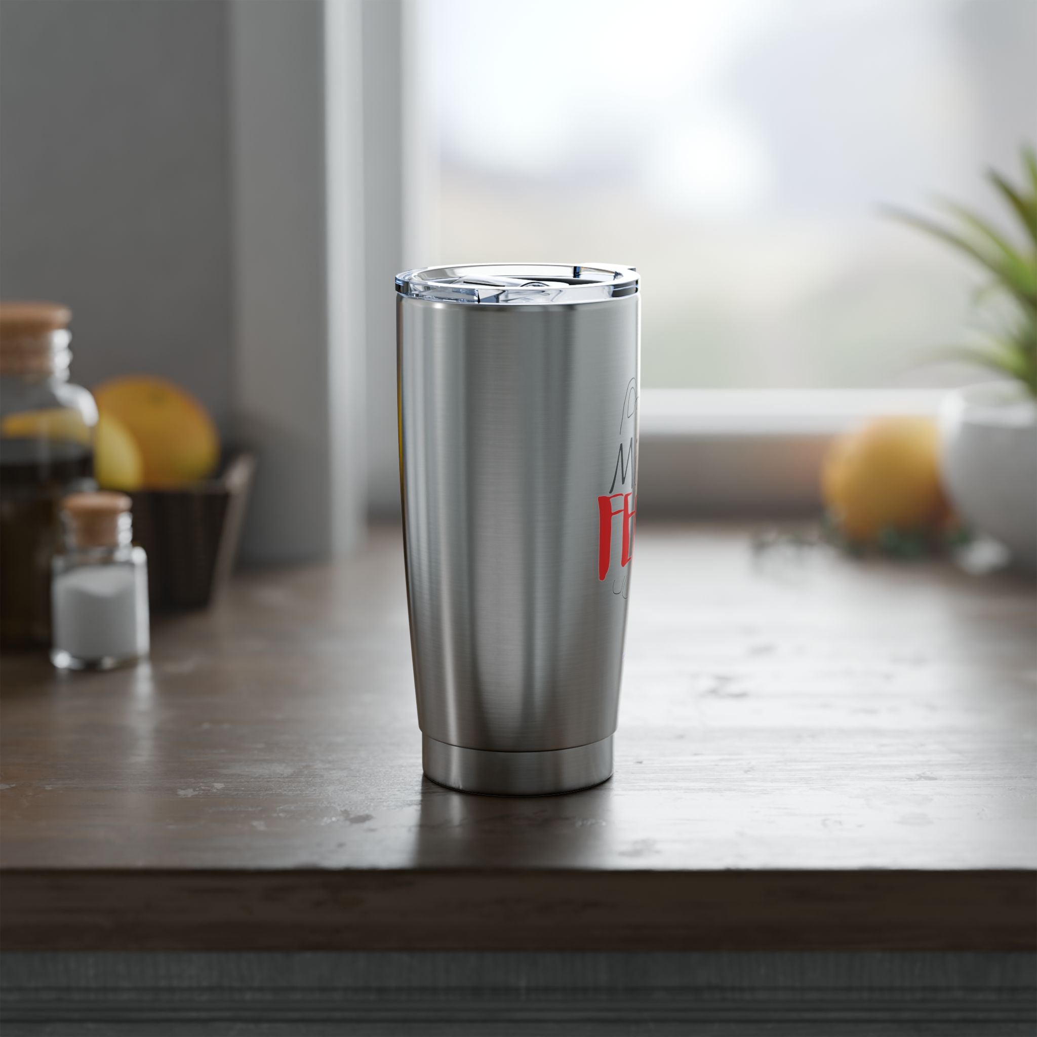 Mildly Feral 20oz Stainless Steel Tumbler – Funny Cat Lover Travel Cup