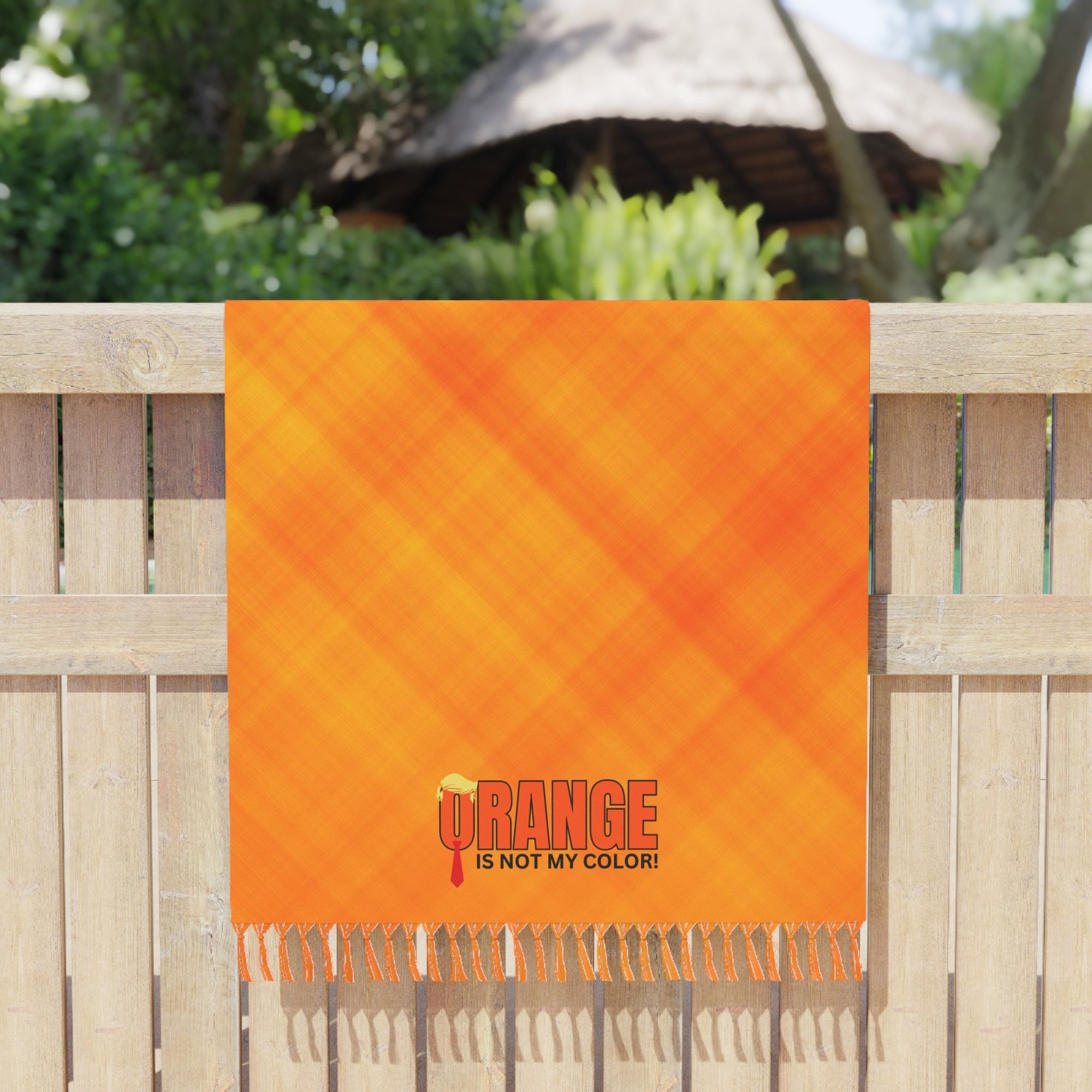 Orange Is Not My Color Boho Beach Cloth Printify