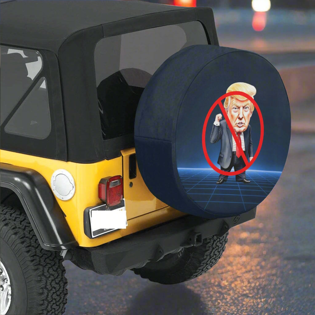 Anti-Trump Spare Tire Cover (Large)(17")