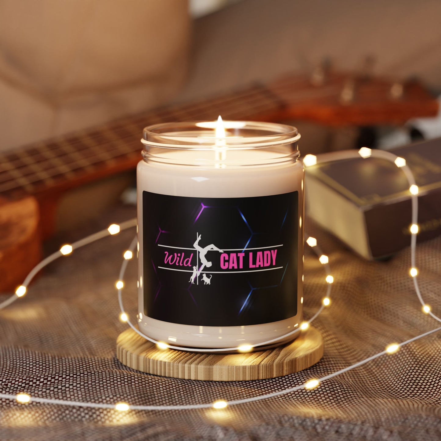 Wild Cat Lady Scented Soy Candle, 9oz