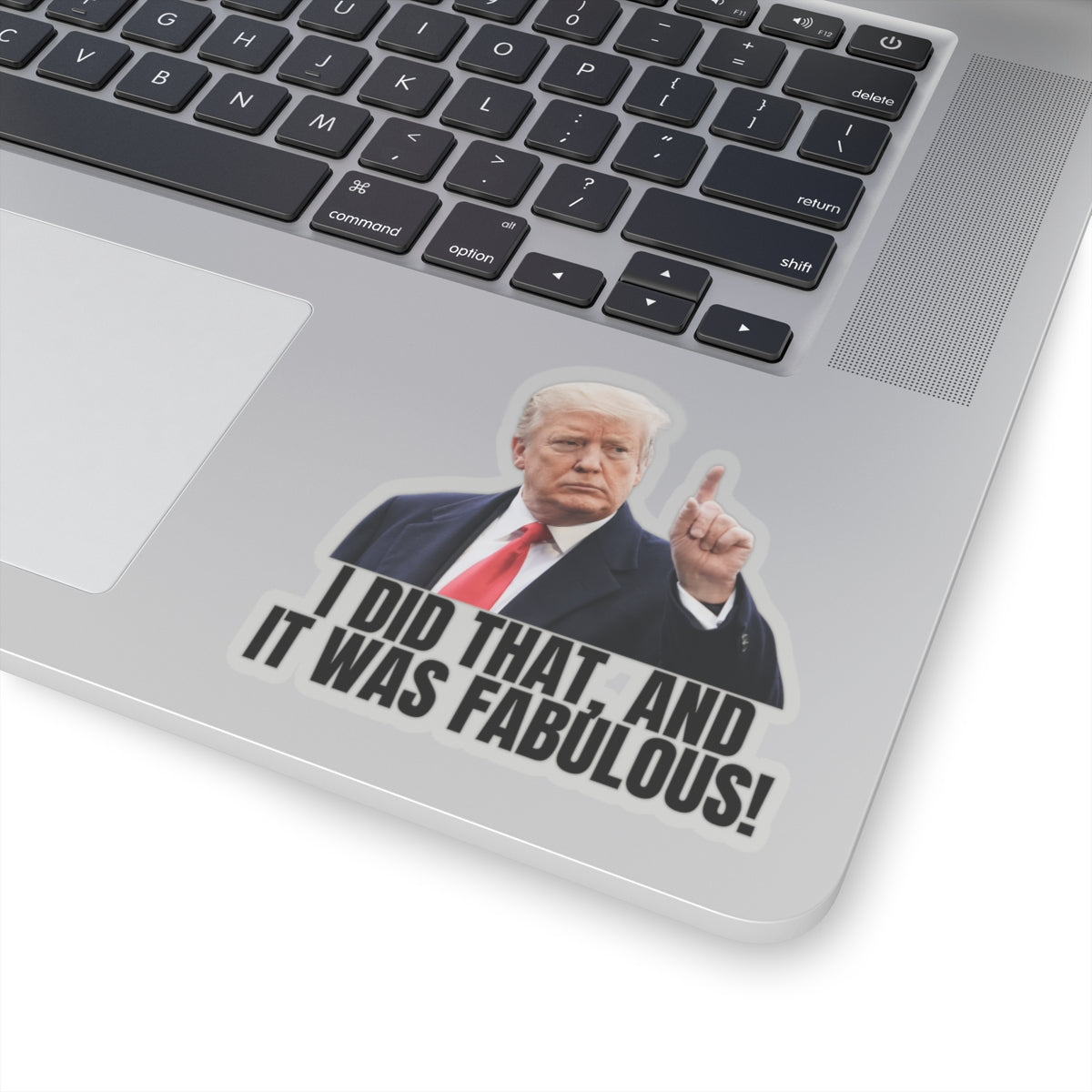 I Did That Kiss-Cut Stickers | Humor & Political Fun