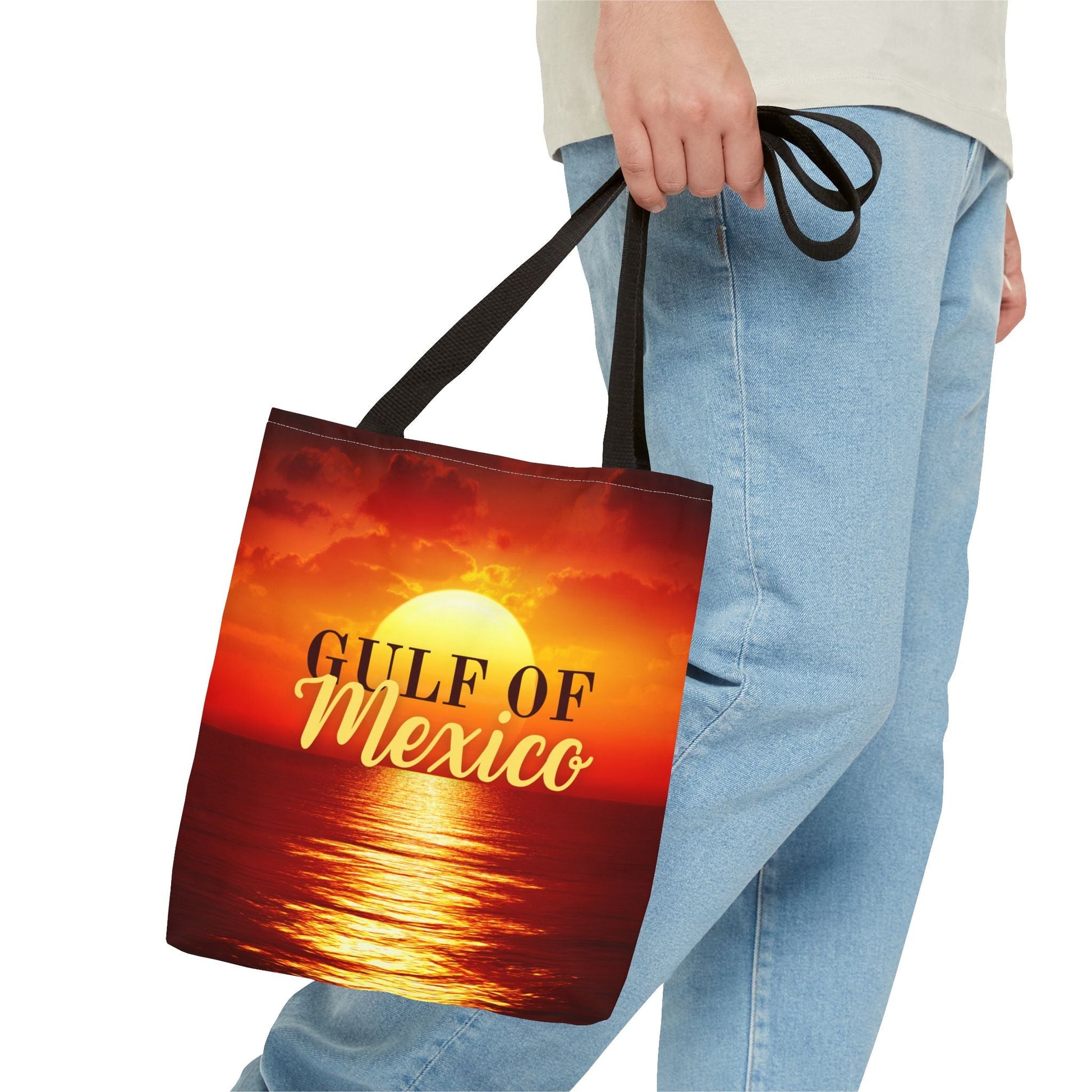 Gulf of Mexico Sunset Tote Bag - Chic Beach Accessory Printify