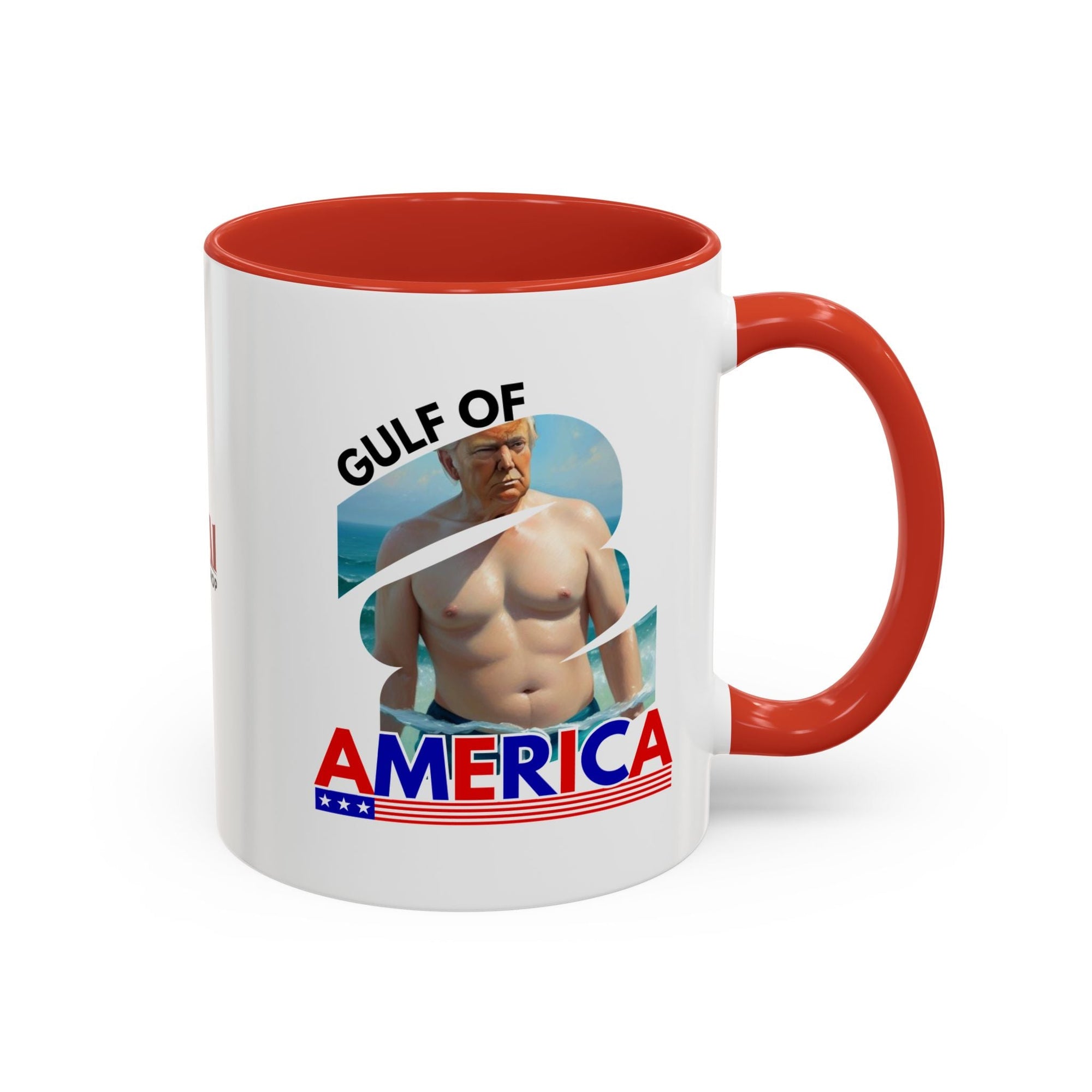 Trump's Gulf of America Accent Coffee Mug Printify