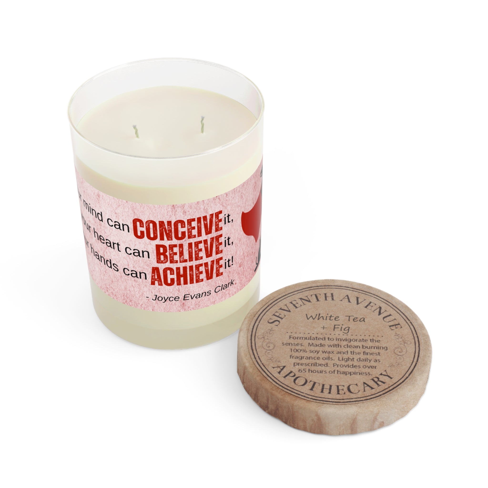 Photo depicting the ​Perception Scented Candle - Full Glass, 11oz from EpiAl's Shop.